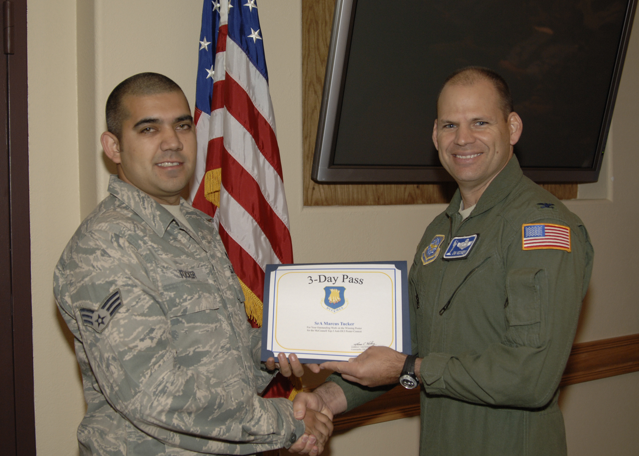 Airman wins poster contest > McConnell Air Force Base > News