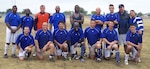 The Randolph Air Force Base Men's Soccer team finished third in the Annual Defenders Cup Soccer Tournament at Lackland Air Force Base, Texas. (Courtesy photo)