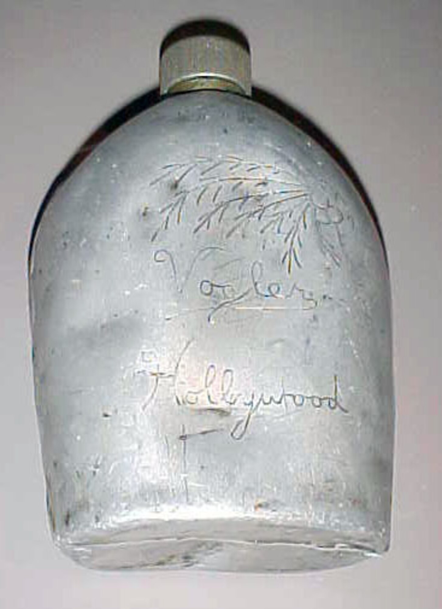This canteen was carried throughout the Bataan Campaign and on the infamous Death March. It was taken from the donor by one of the Japanese sergeants at the command of Japanese officers. (U.S. Air Force photo)