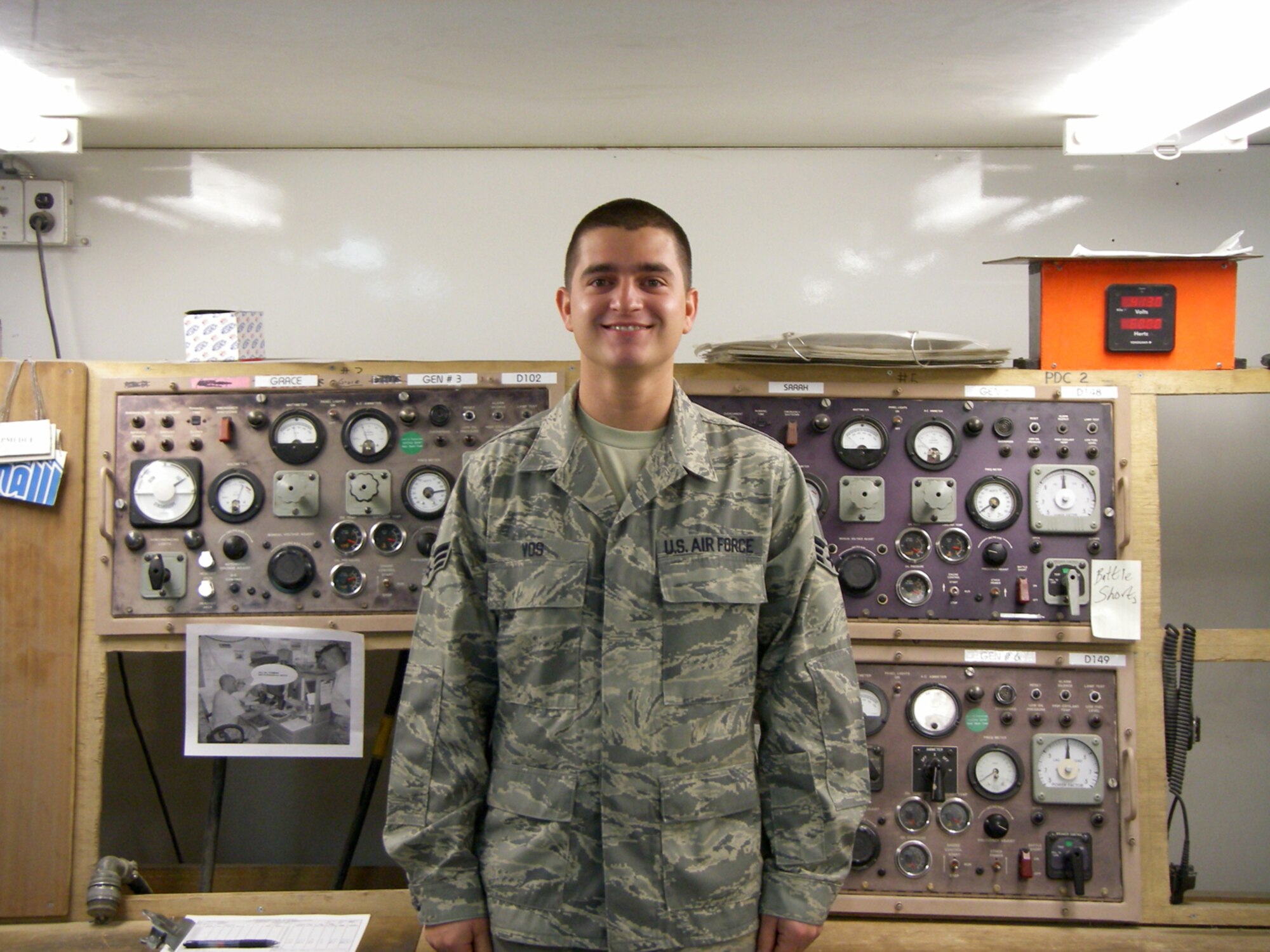 SOUTHWEST ASIA -- Senior Airman Alex Vos (U.S. Air Force courtesy photo)