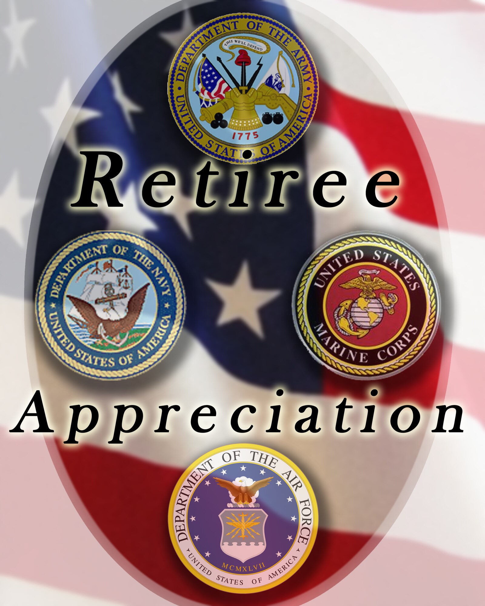 Moody Air Force Base Retiree Appreciation Week 2008 logo.  (U.S. Air Force graphic by Airman 1st Class Lachayne Hagood)