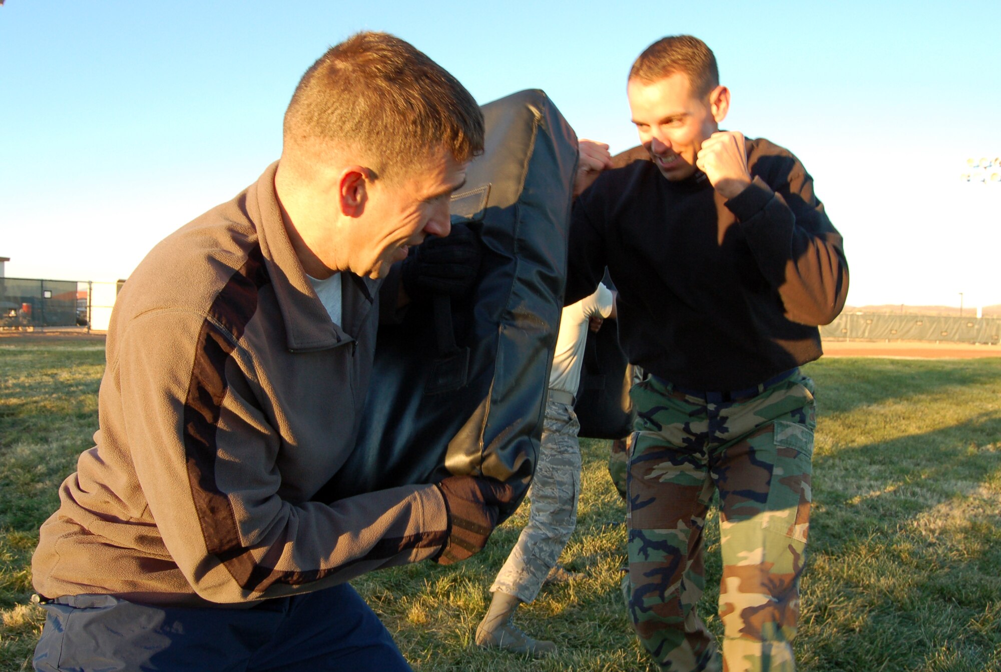 Edwards Marines shows MCMAP techniques to medics > Edwards Air