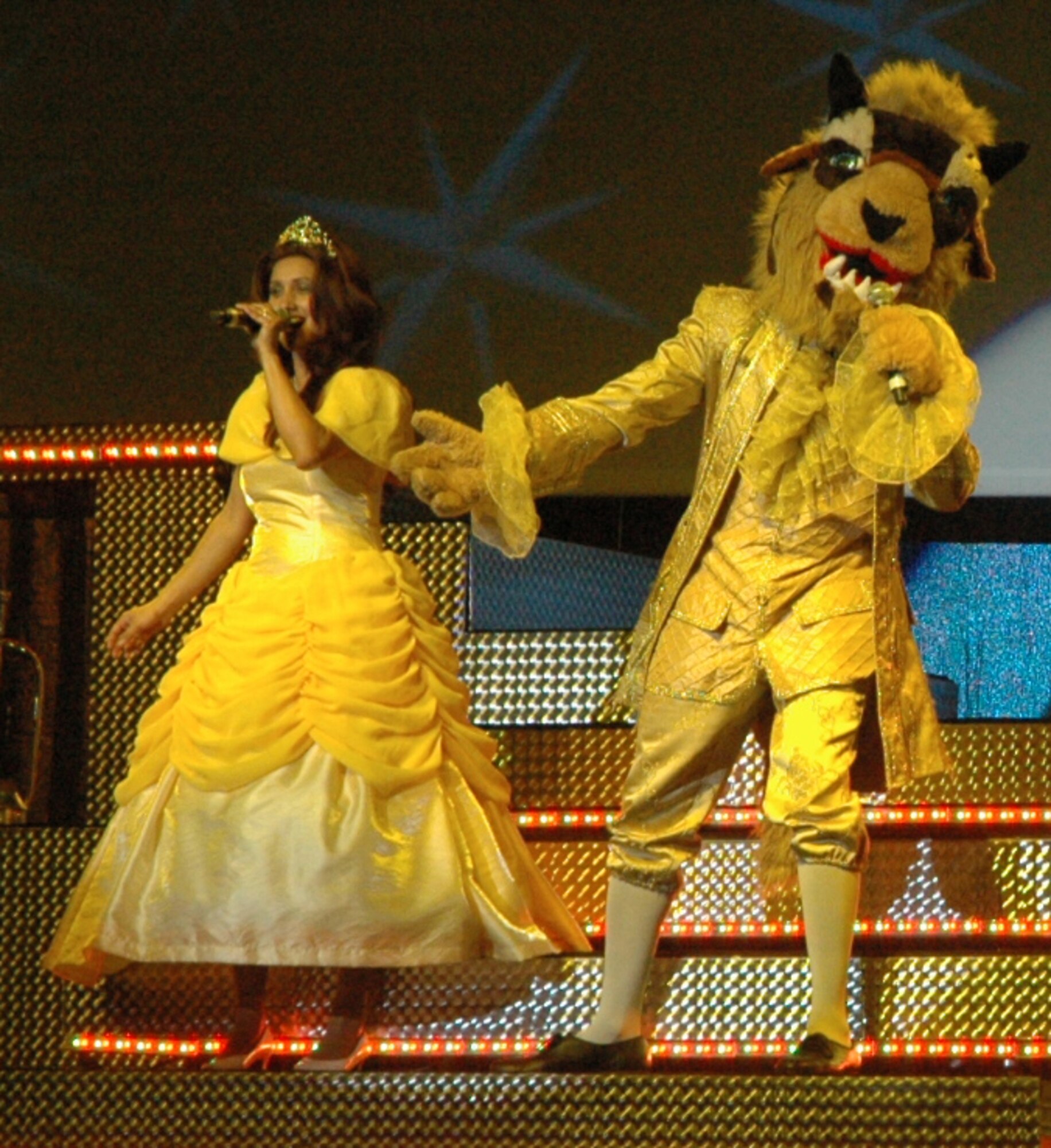Tops in Blue, U.S. Air Force Expeditionary Entertainment group, performed Saturday at the Panama City Marina Civic Center.  The premiere touring group celebrated 55 years of entertaining military personnel and their families with the theme ‘DeJa Blue’.  