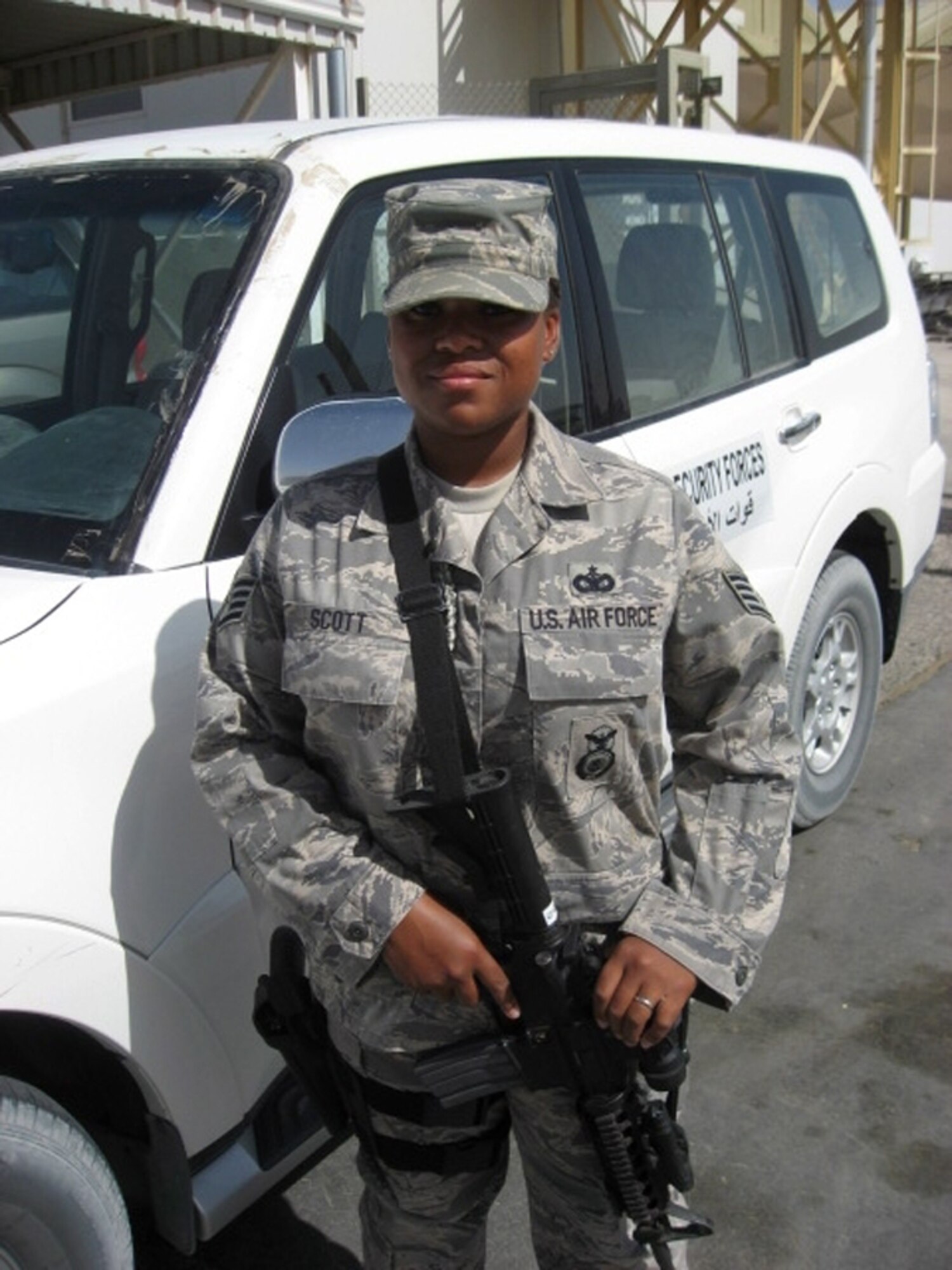 SOUTHWEST ASIA -- Staff Sgt. Tonisha Scott (U.S. Air Force courtesy photo) 