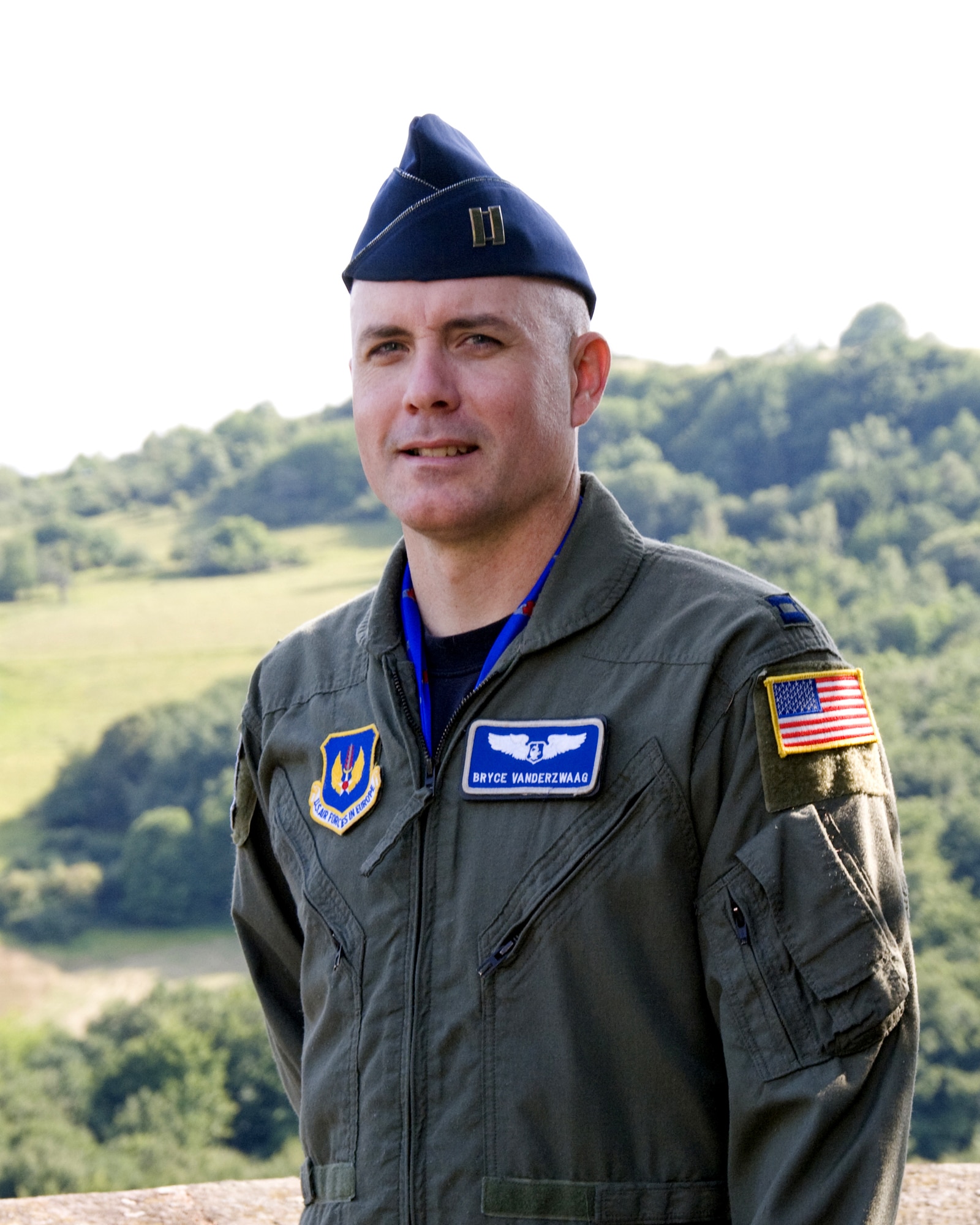 Capt. Bryce Vanderzwaag, 86th Aeromedical Evacuation Squadron (photo by Joy Ludwig)(Released)