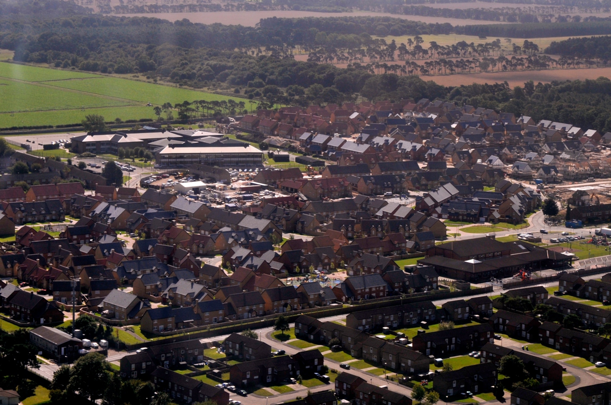 Liberty Village is the new base housing on RAF Lakenheath, England. Residents interested in base housing should contact the housing office. (U.S. Air Force photo by Airman 1st Class Perry Aston)