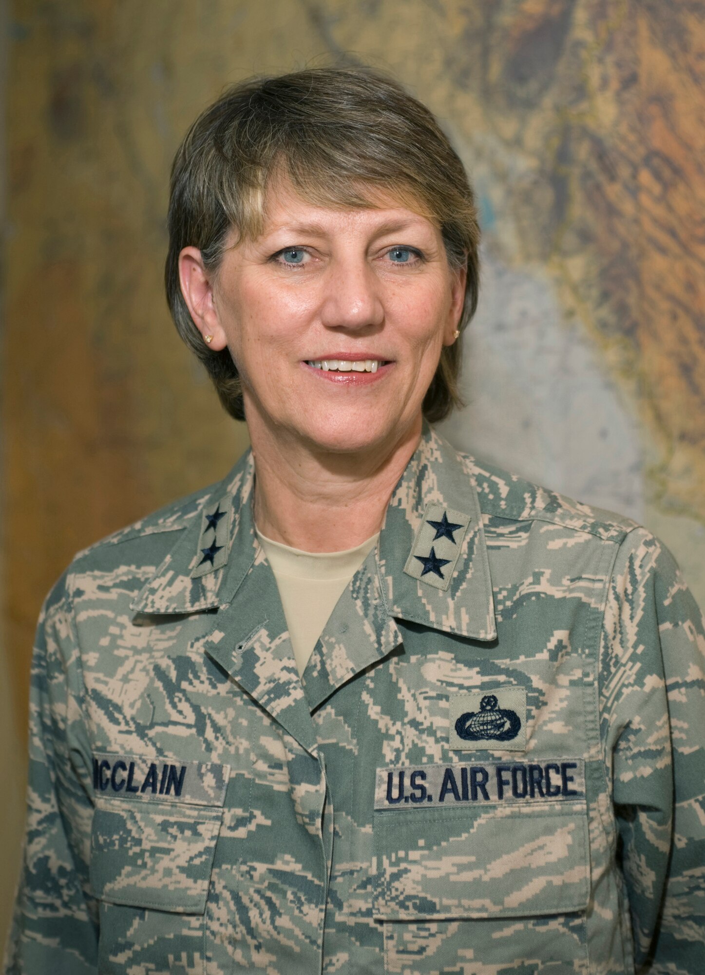 SOUTHWEST ASIA -- Air Force Personnel Center Commander, Maj. Gen. K.C. McClain, traveled to the area of responsibility to visit with Airmen and learn how the personnel center can provide them better support. (Air Force photo/Master Sgt. Keith Brown)