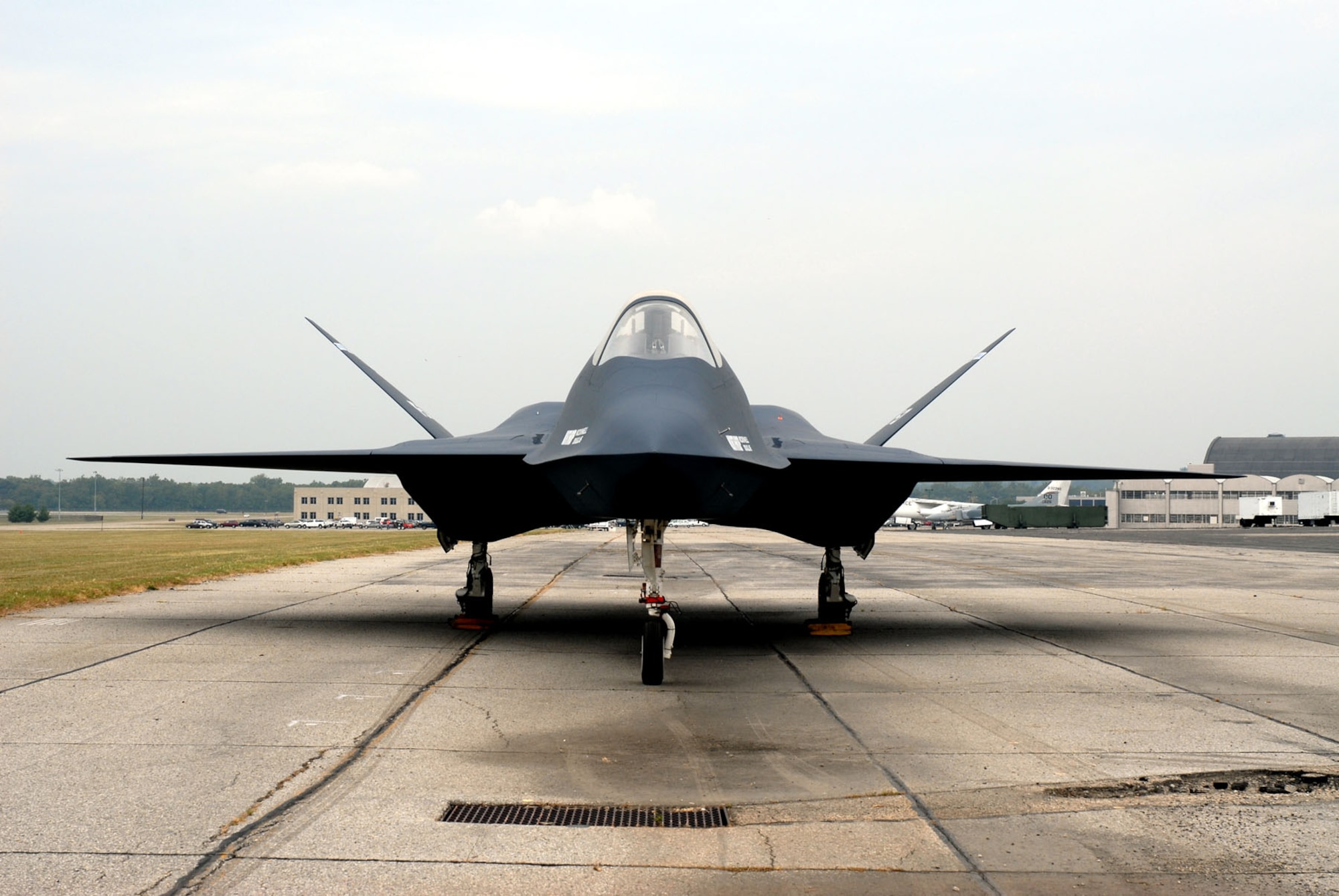 DAYTON, Ohio -- Northrop-McDonnell Douglas YF-23 at the National Museum of the United States Air Force. (U.S. Air Force photo)