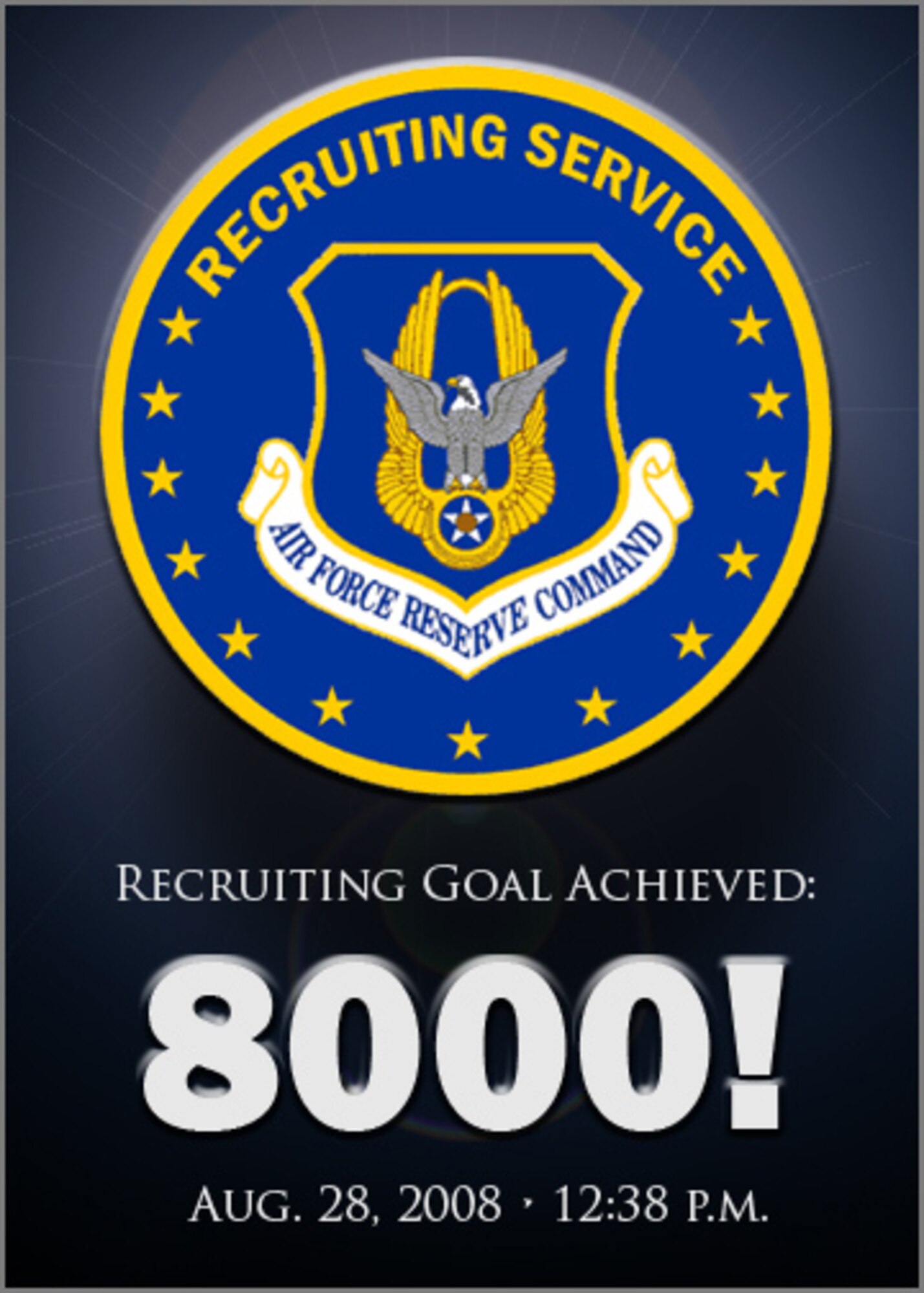 Air Force Reserve eclipses recruiting goal again > Air Force > Article