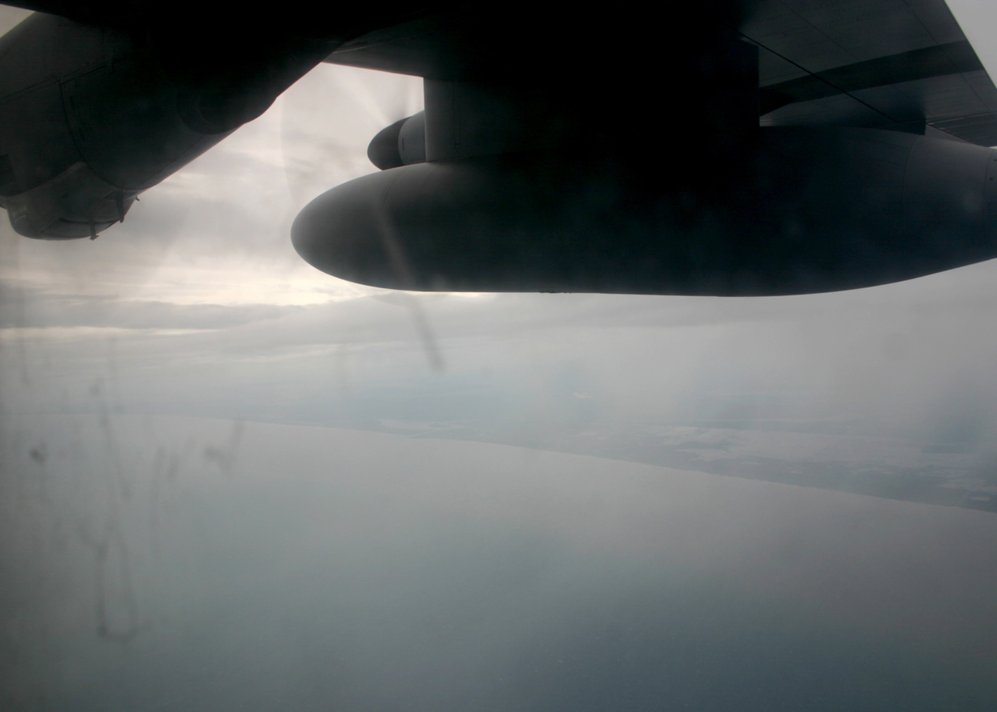Hurricane Gustav churns as it nears the Gulf Coast of Louisiana Mon. Sept. 1, 2008.
Air Force photo by Senior Master Sgt. Raymond Sarracino
