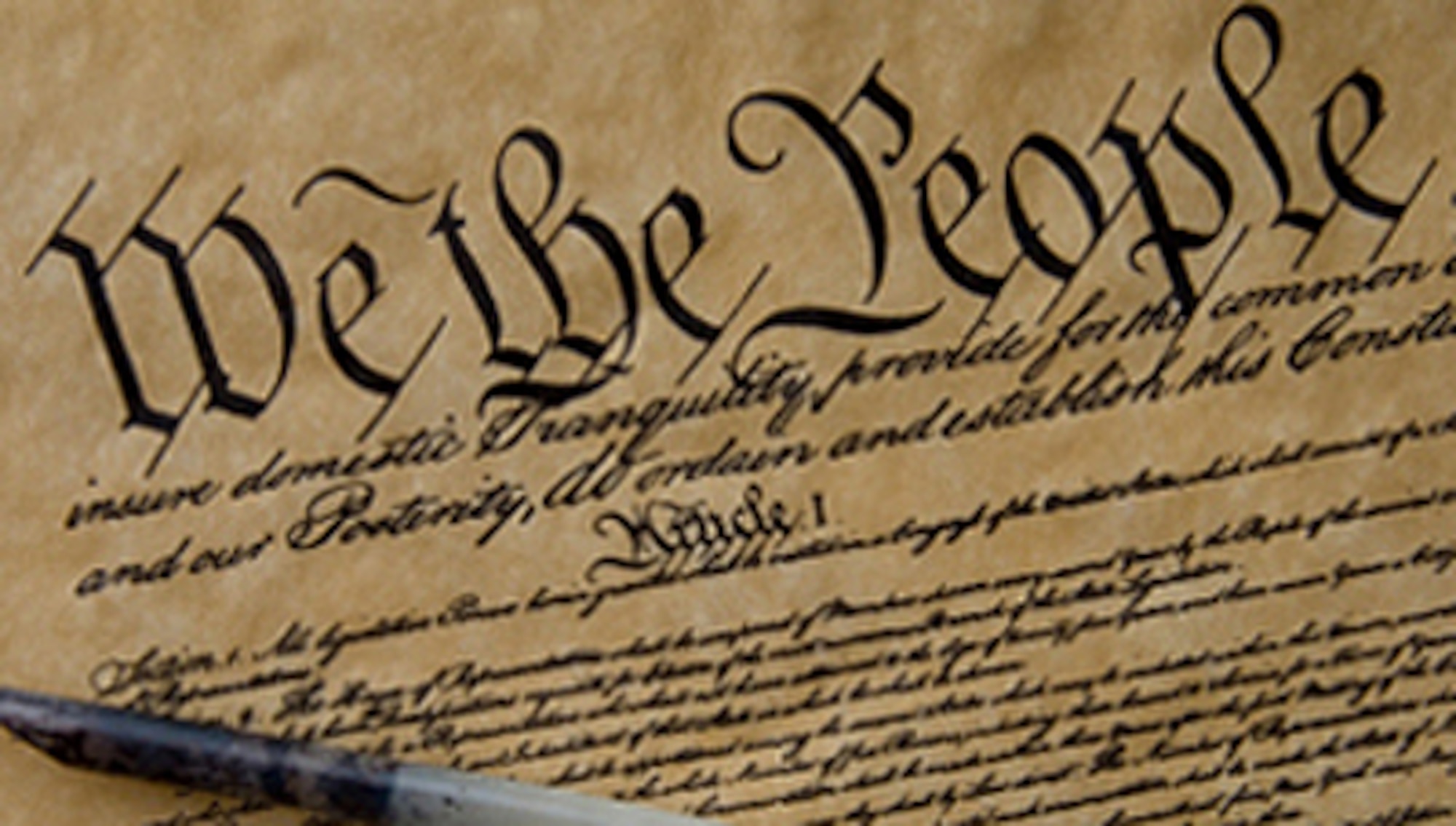 The Department of Defense observes Constitution Day and Citizenship Day Sept. 17 to commemorate the signing of the U.S. Constitution in Philadelphia on that day in 1787. (U.S. Air Force illustration/James Borland)