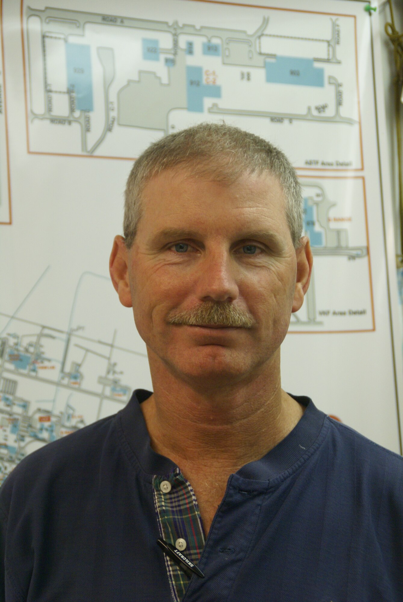 Informal portrait of Jody Frame, Aerospace Testing Alliance’s (ATA) supervisor for utility maintenance, except electricity, on the U.S. Air Force's Arnold Engineering Development Center (AEDC). ATA is the support contractor for AEDC. (Photo by Philip Lorenz III)