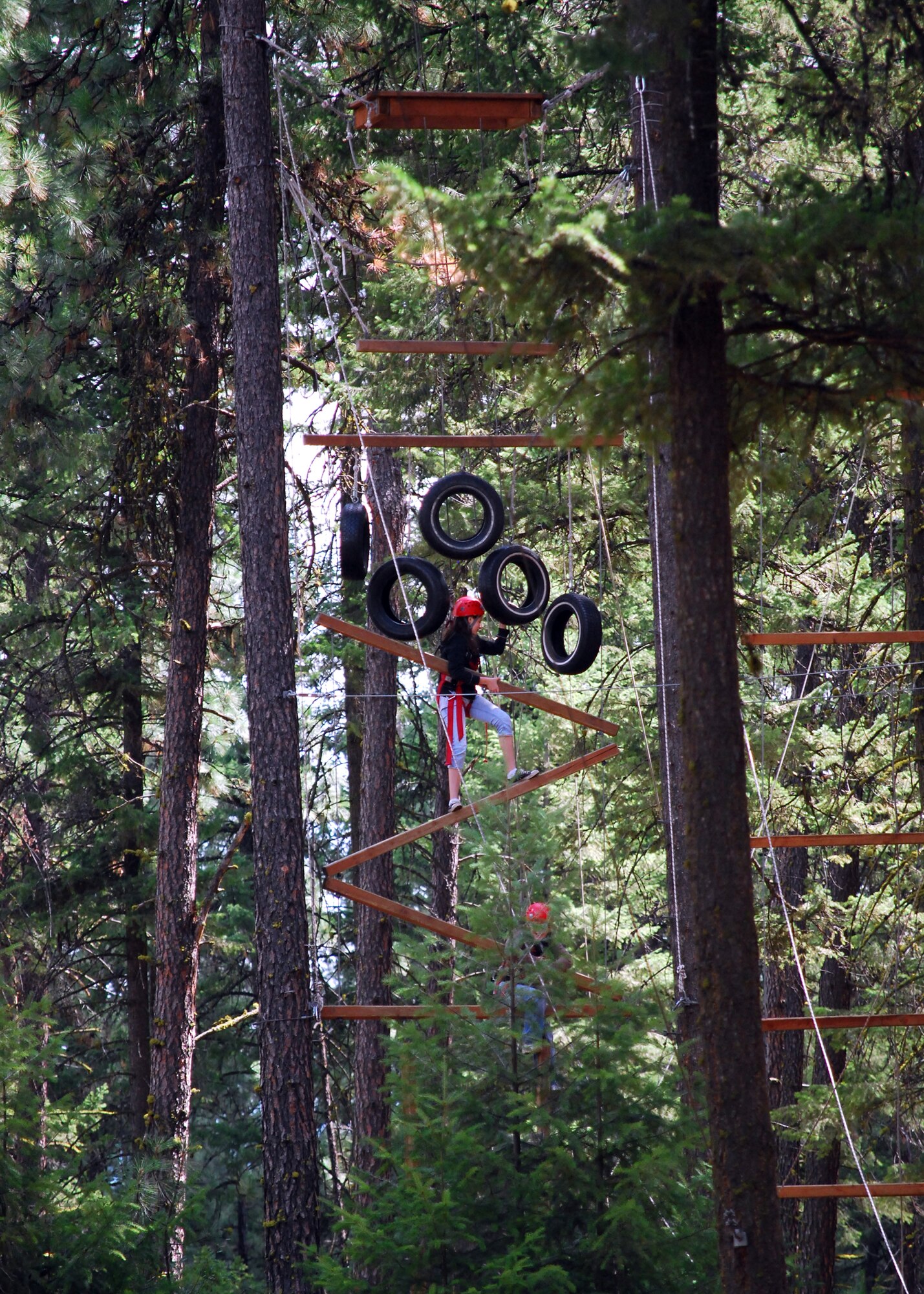NINE MILE FALLS, Wash. – Children demonstrate the ability to overcome fears by engaging in the obstacle course Aug. 22. Various events were set up to provide leadership, confidence and group dynamics. The skills learned at the Dare Camp teach the children better communication and self image through interaction with positive role models (U.S. Air Force photo / Staff Sgt. JT May III)






080822-F-F4709-002
NINE MILE FALLS, Wash. – Children demonstrate the ability to overcome fears by engaging in the obstacle course Aug. 22. Various events were set up to provide leadership, confidence and group dynamics. The skills learned at the Dare Camp teach the children better communication and self image through interaction with positive role models (U.S. Air Force photo / Staff Sgt. JT May III)





