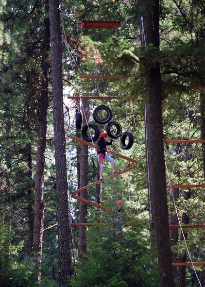 NINE MILE FALLS, Wash. – Children demonstrate the ability to overcome fears by engaging in the obstacle course Aug. 22. Various events were set up to provide leadership, confidence and group dynamics. The skills learned at the Dare Camp teach the children better communication and self image through interaction with positive role models (U.S. Air Force photo / Staff Sgt. JT May III)






080822-F-F4709-002
NINE MILE FALLS, Wash. – Children demonstrate the ability to overcome fears by engaging in the obstacle course Aug. 22. Various events were set up to provide leadership, confidence and group dynamics. The skills learned at the Dare Camp teach the children better communication and self image through interaction with positive role models (U.S. Air Force photo / Staff Sgt. JT May III)




