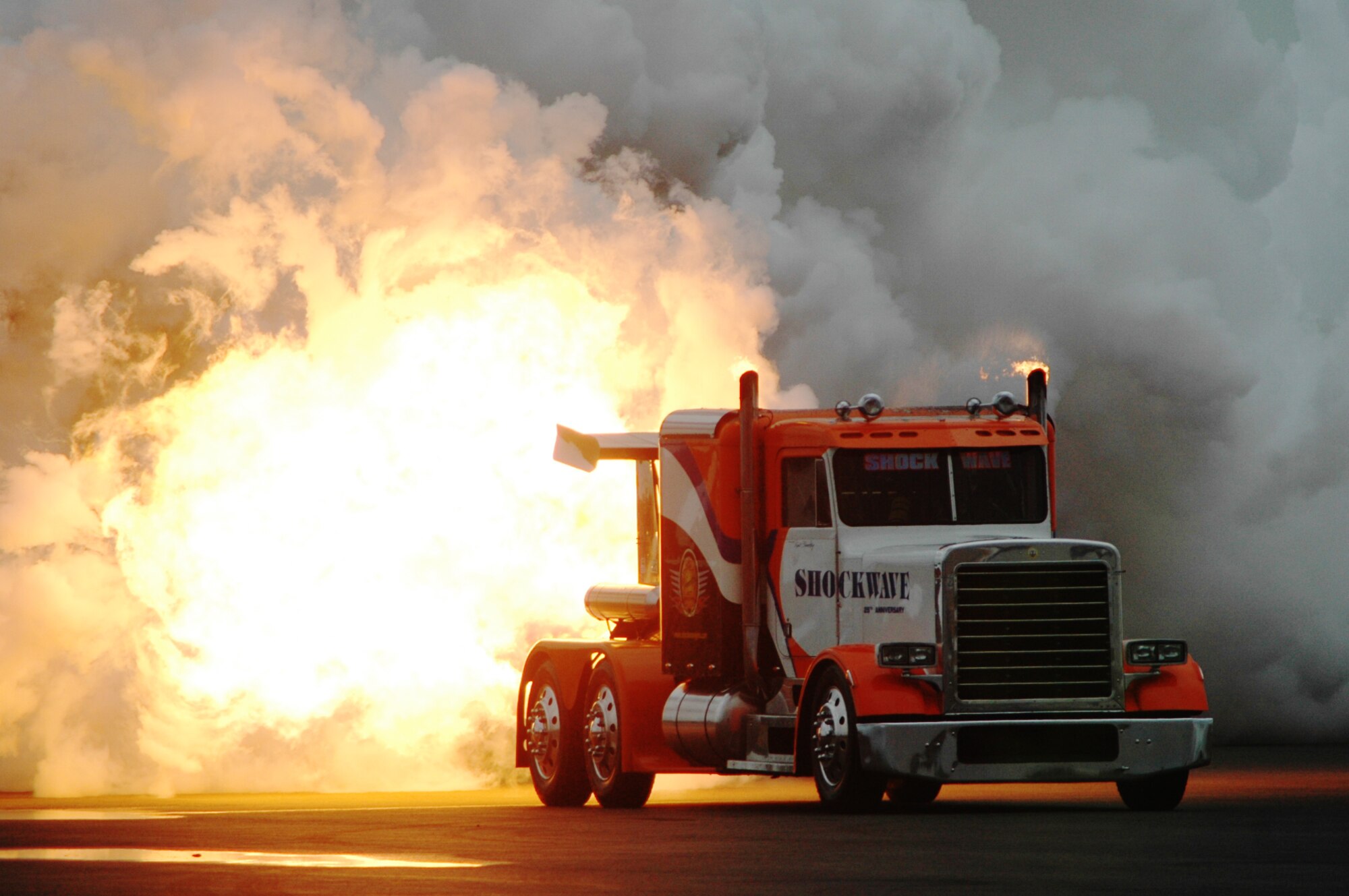 WESTOVER AIR RESERVE BASE, Mass. -- Despite the ominous morning clouds and the threat of huricane Hannah, Saturday's air show performers were able to fly and they were met with loud applause from on-lookers.  Today's show will feature the U.S. Air Force Thunderbirds,the U.S. Navy F-18 Super Hornet demonstration team and other aerobatic performers.  Gates open at 8 a.m. and the show starts at 9 a.m.  The air show is free and open to the public.