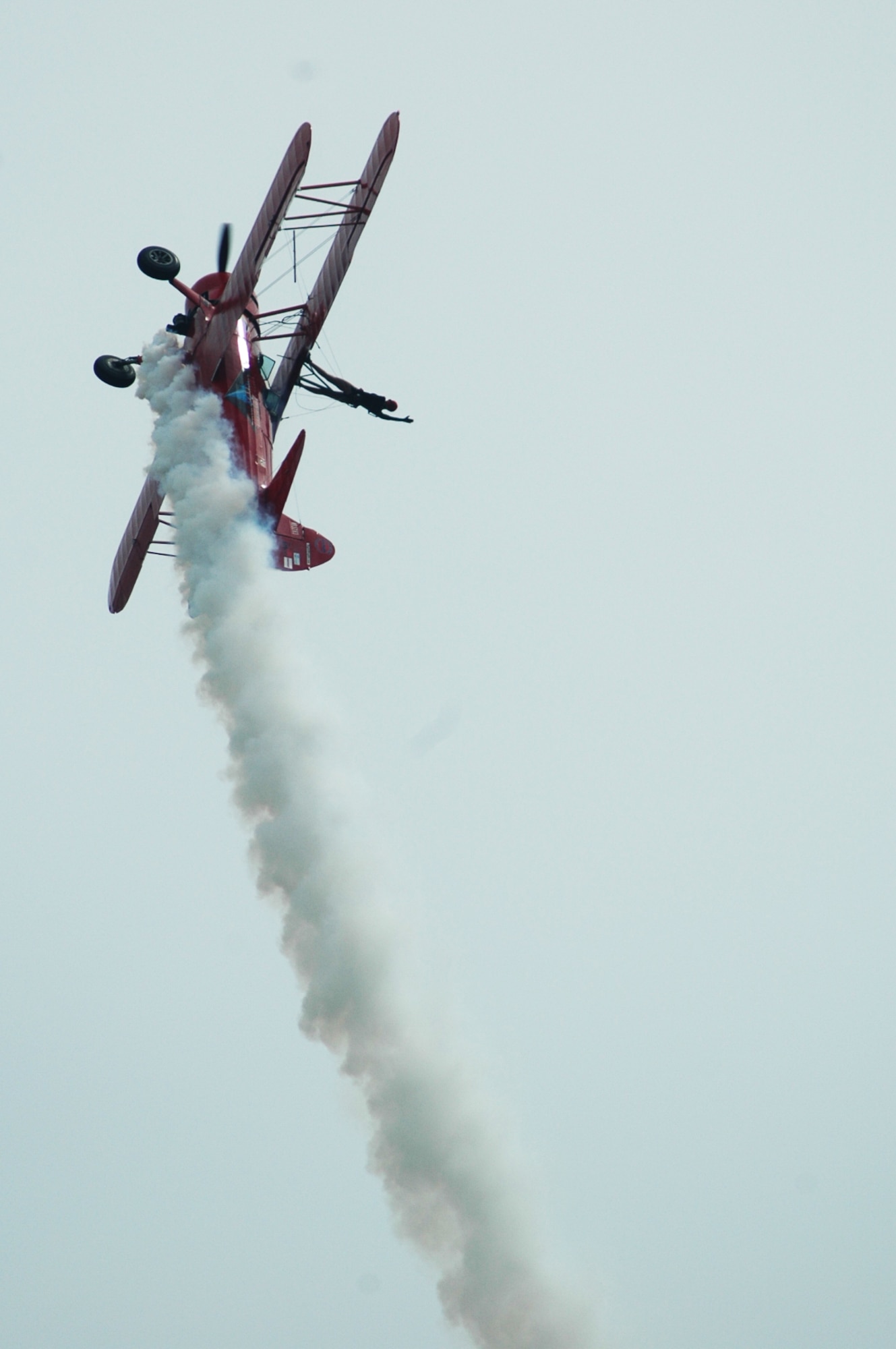 WESTOVER AIR RESERVE BASE, Mass. -- Despite the ominous morning clouds and the threat of huricane Hannah, Saturday's air show performers were able to fly and they were met with loud applause from on-lookers.  Today's show will feature the U.S. Air Force Thunderbirds,the U.S. Navy F-18 Super Hornet demonstration team and other aerobatic performers.  Gates open at 8 a.m. and the show starts at 9 a.m.  The air show is free and open to the public.