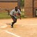 Glenn Andrews, 744th COMM, watches his single go into right field in the first game of two versus the AFOSI Gators. The Gators won both games, 16-2 and 4-2 respectivley, to win the Andrews Air Force Base Intramural Softball Championship. (U.S. Air Force photo/Tech. Sgt John Jung)
