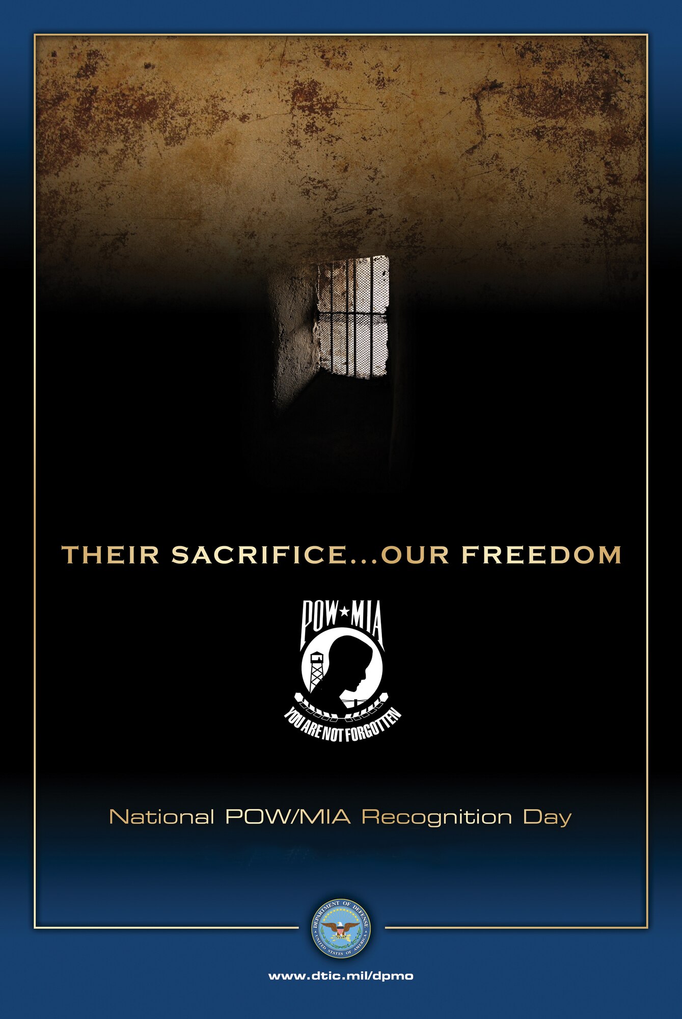 POW/MIA remembrance poster. (U.S. Air Force graphic)