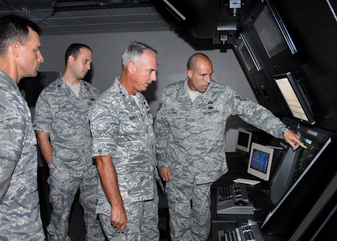 Major General Winfield Scott, 18th Air Force Commander visits Travis ...