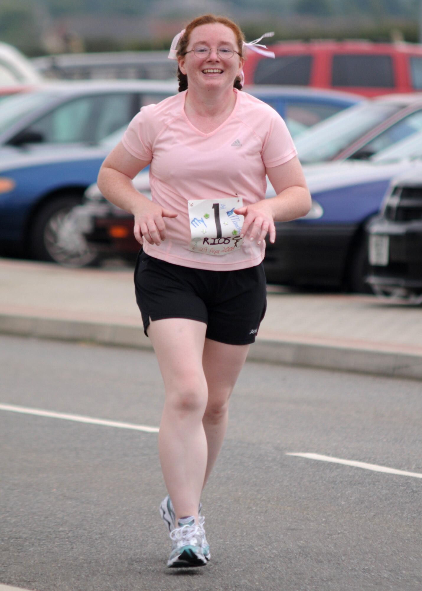 Tech. Sgt. Angel Rios finished the Team Mildenhall half marathon Aug. 29 with a time of 1:38.06. (U.S. Air Force photo by Staff Sgt. Jerry Fleshman)