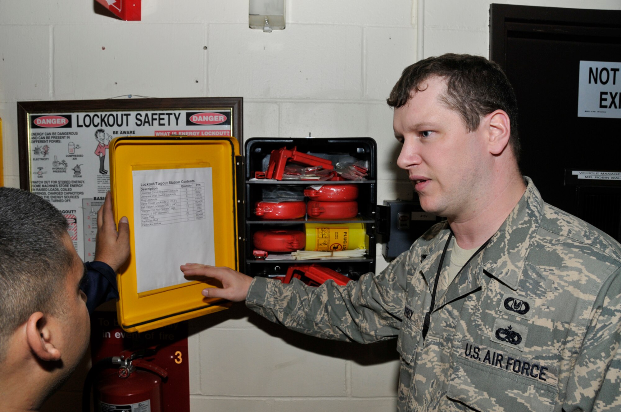 Staff Sgt. Chad Duprey, 48th Fighter Wing ground safety, was nominated for the Liberty spotlight by his chain of command because he practices the Air Force core value of "Service Before Self." 