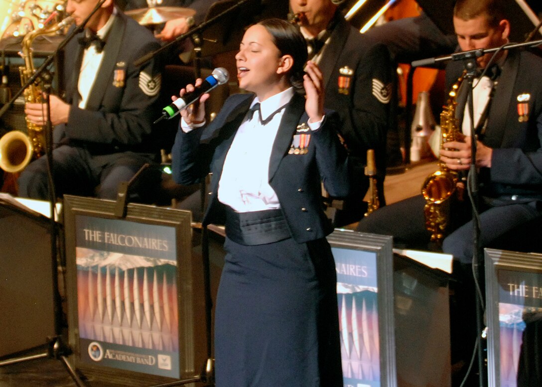 TSgt Crissy Saalborn and The Falconaires