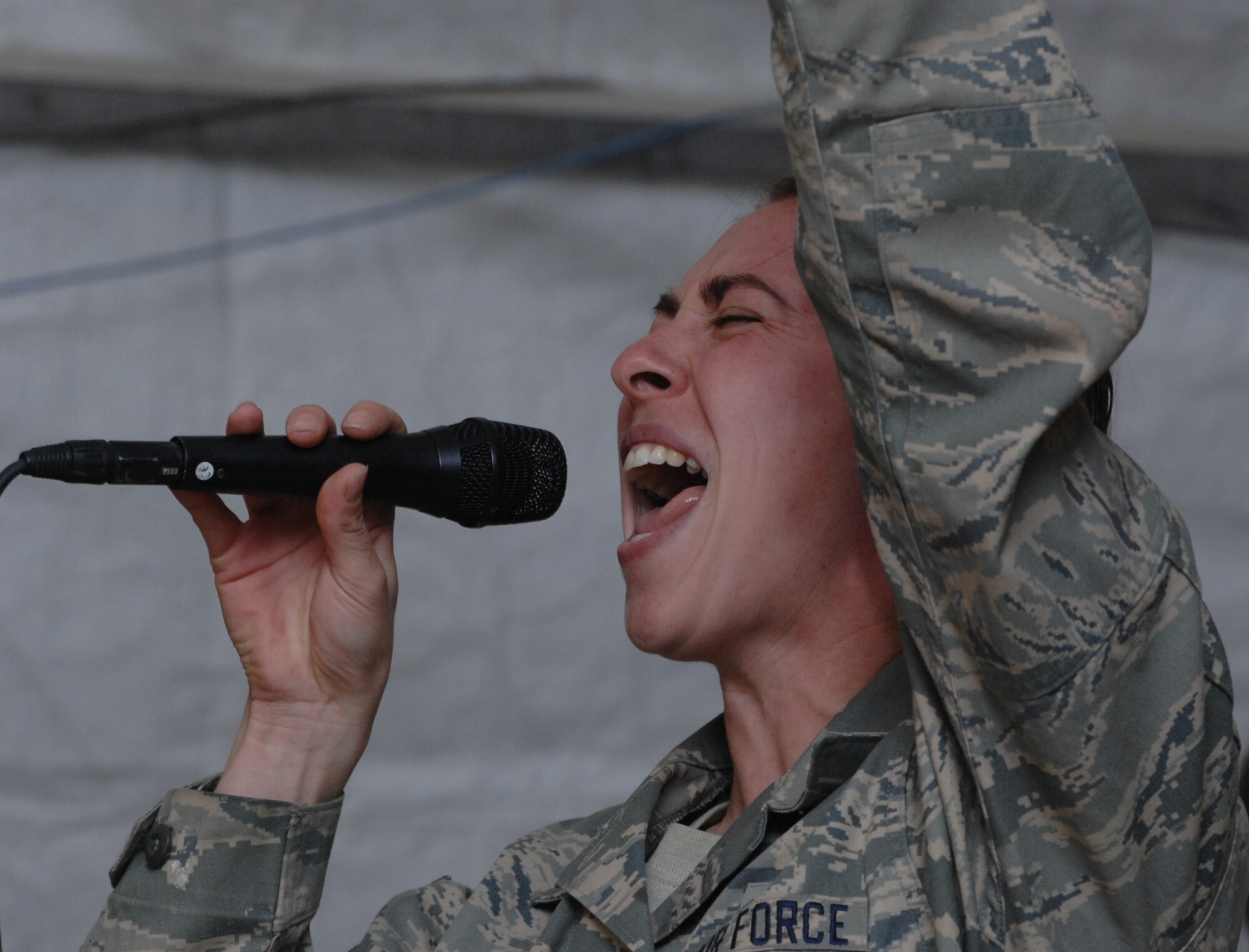 TSgt Victoria Bruyette at Ali Air Base, Iraq