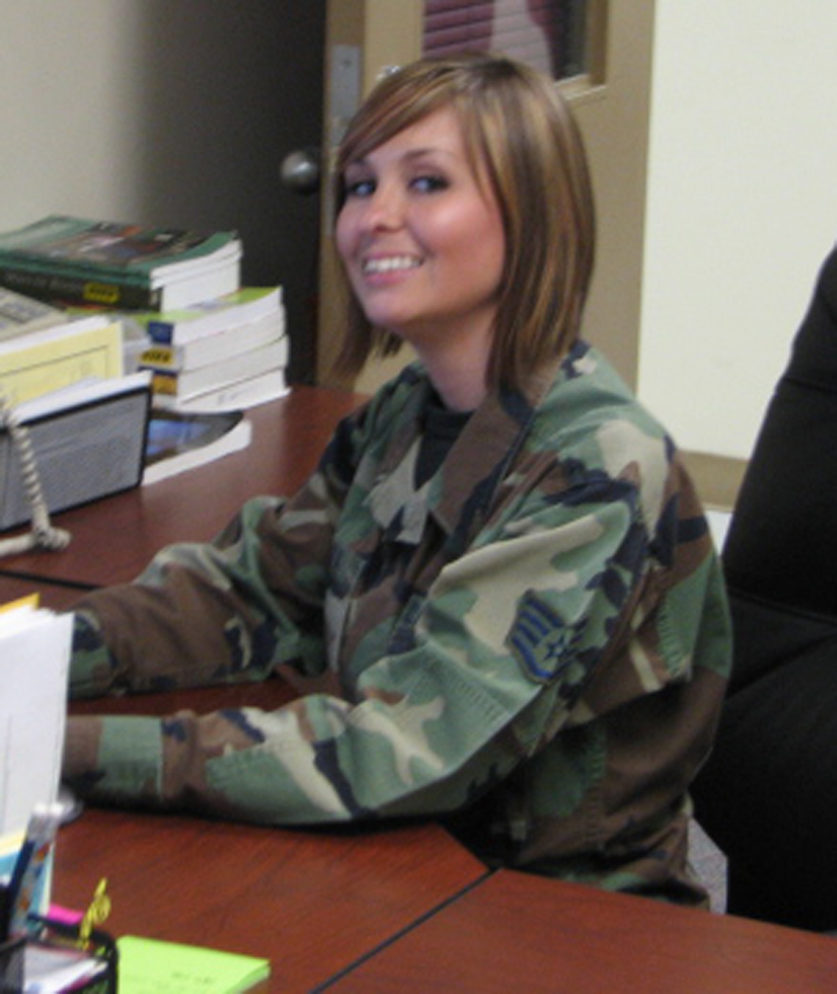 Staff Sgt. Shaune Silva was selected for the First Knight award for the week of Sept. 25, 2008. This award is designed to recognize outstanding Airmen each week for the work they do each day. (U.S. Air Force photo)  