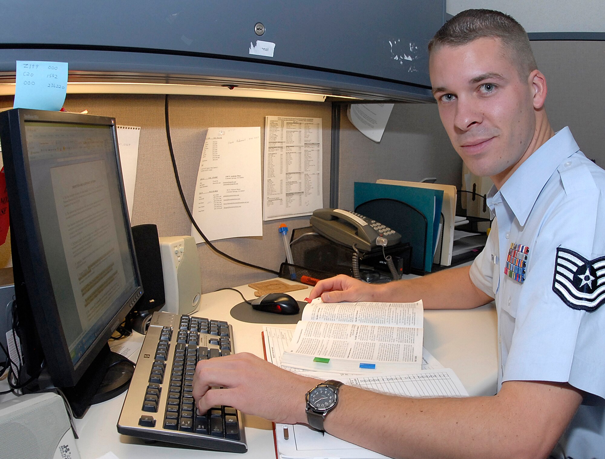 Tech. Sgt. Michael Venning was selected for the First Knight award for the week of Sept. 18, 2008. This award is designed to recognize outstanding Airmen each week for the work they do each day. (U.S. Air Force photo) 