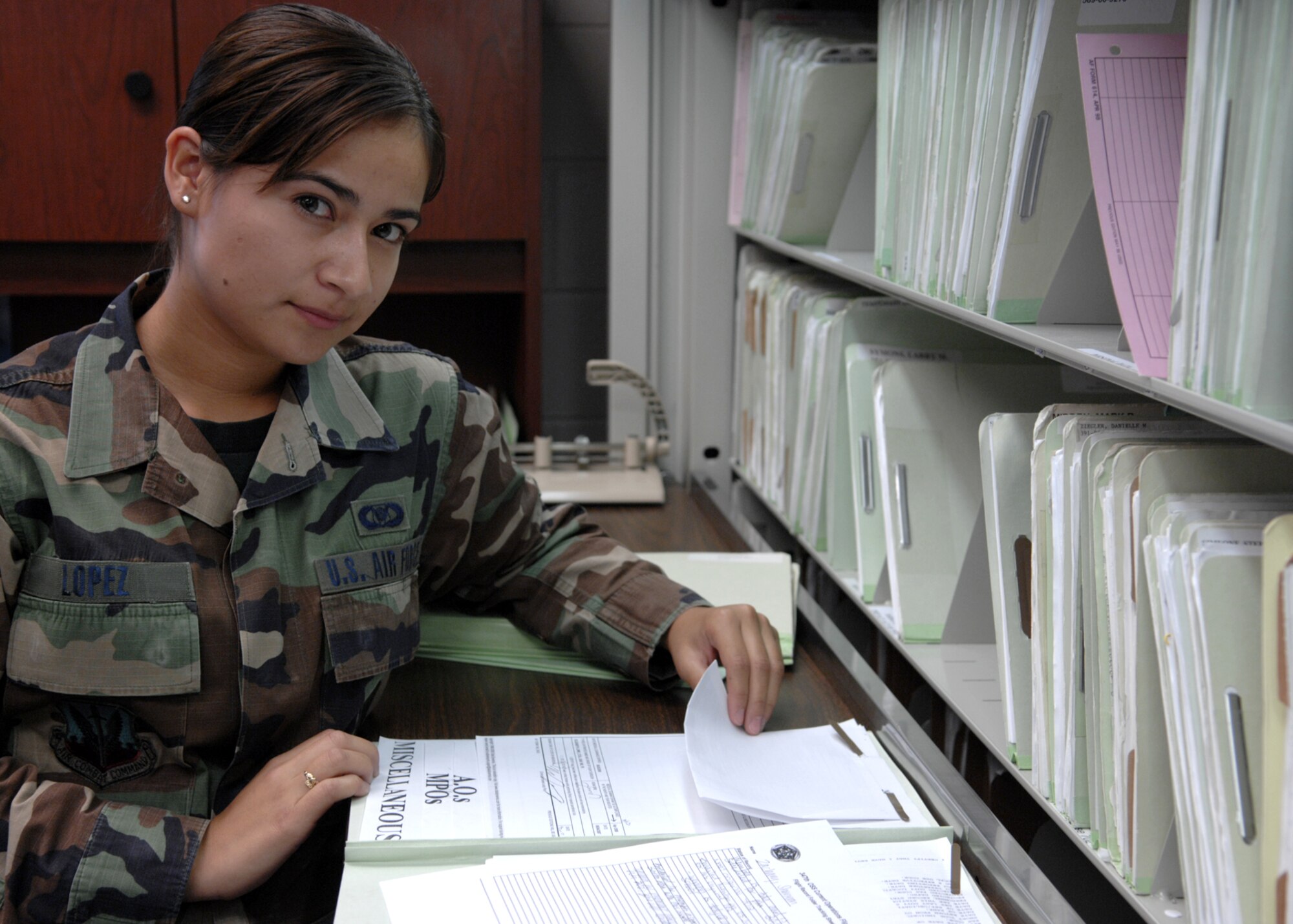 MOODY AIR FORCE BASE, Ga. -- Senior Airman Kayla Lopez is Warrior of the Week. (U.S. Air Force photo by Senior Airman Javier Cruz)