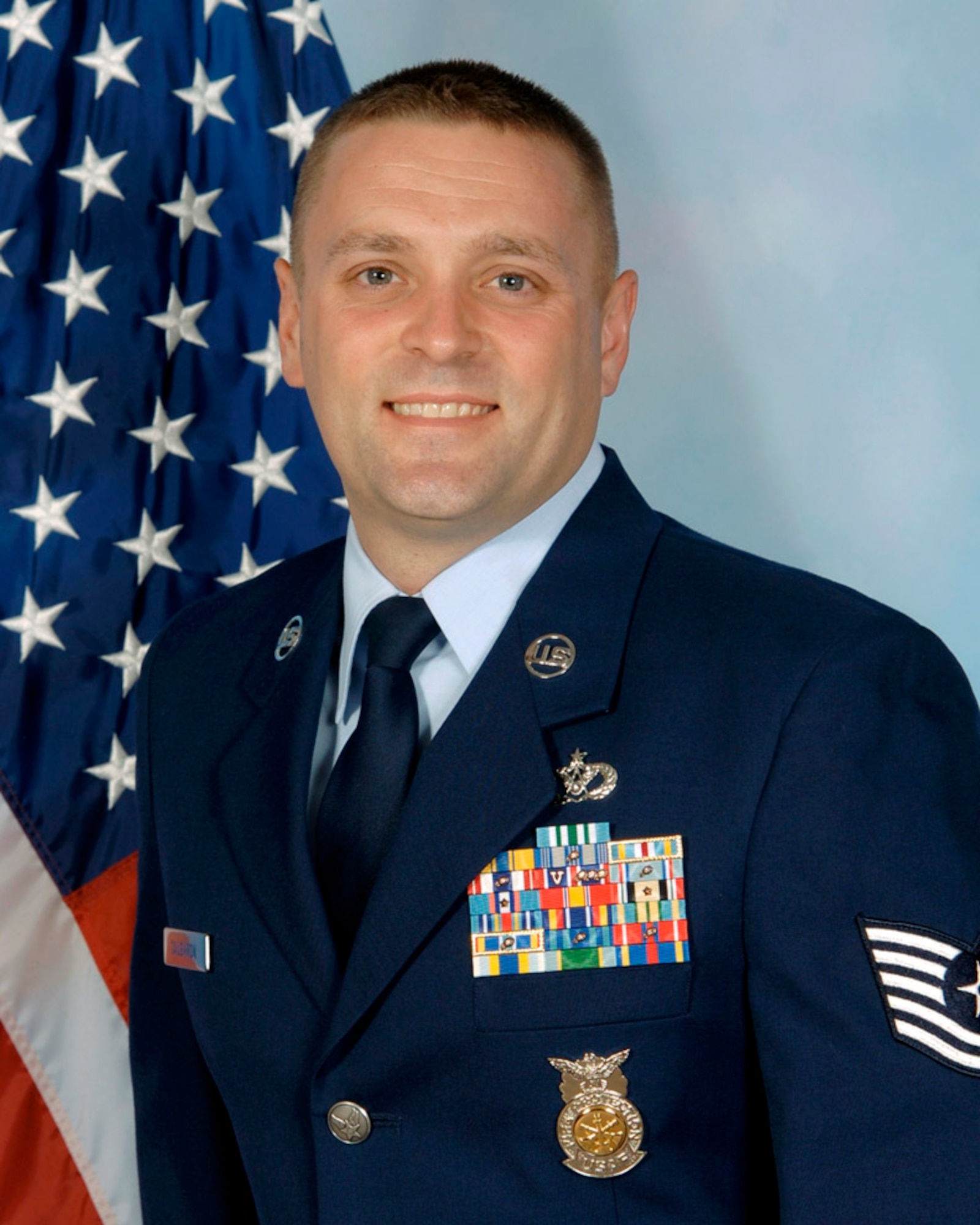 Tech Sgt. James Caughron of McConnell Air Force Base, Kan., is one of the 12 Outstanding Airmen for 2008. (U.S. Air Force photo)
