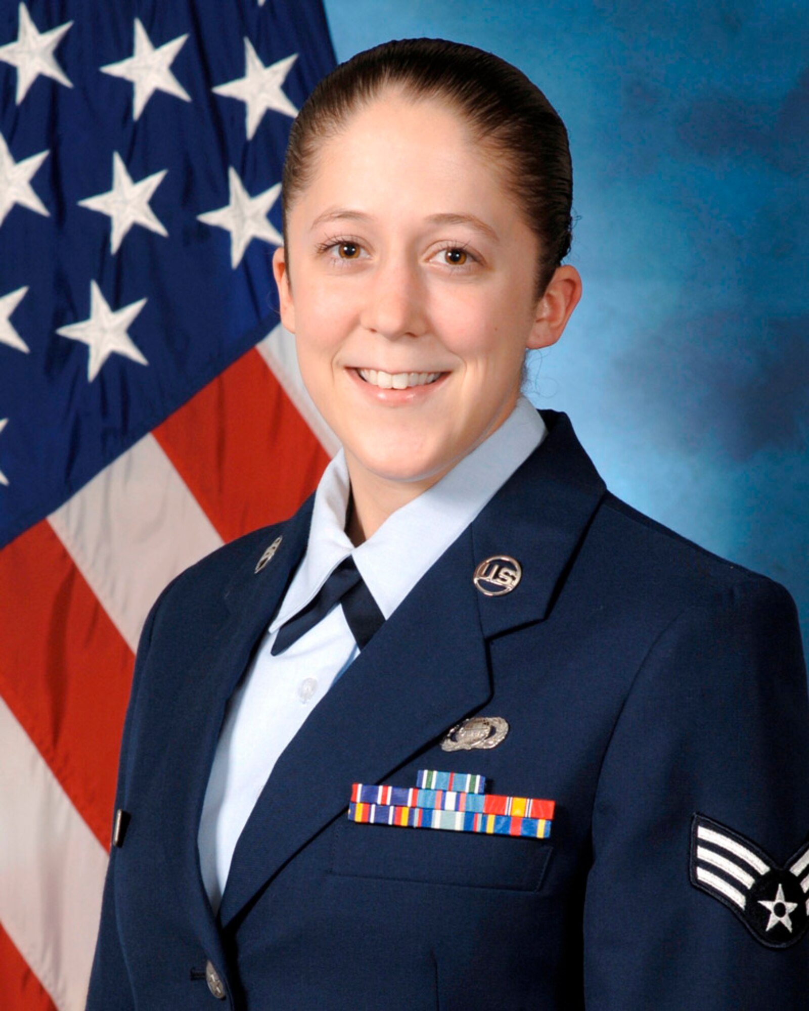 Senior Airman Mary Bullock from Hurlburt Field, Fla., is one of the 12 Outstanding Airmen for 2008. (U.S. Air Force photo)
