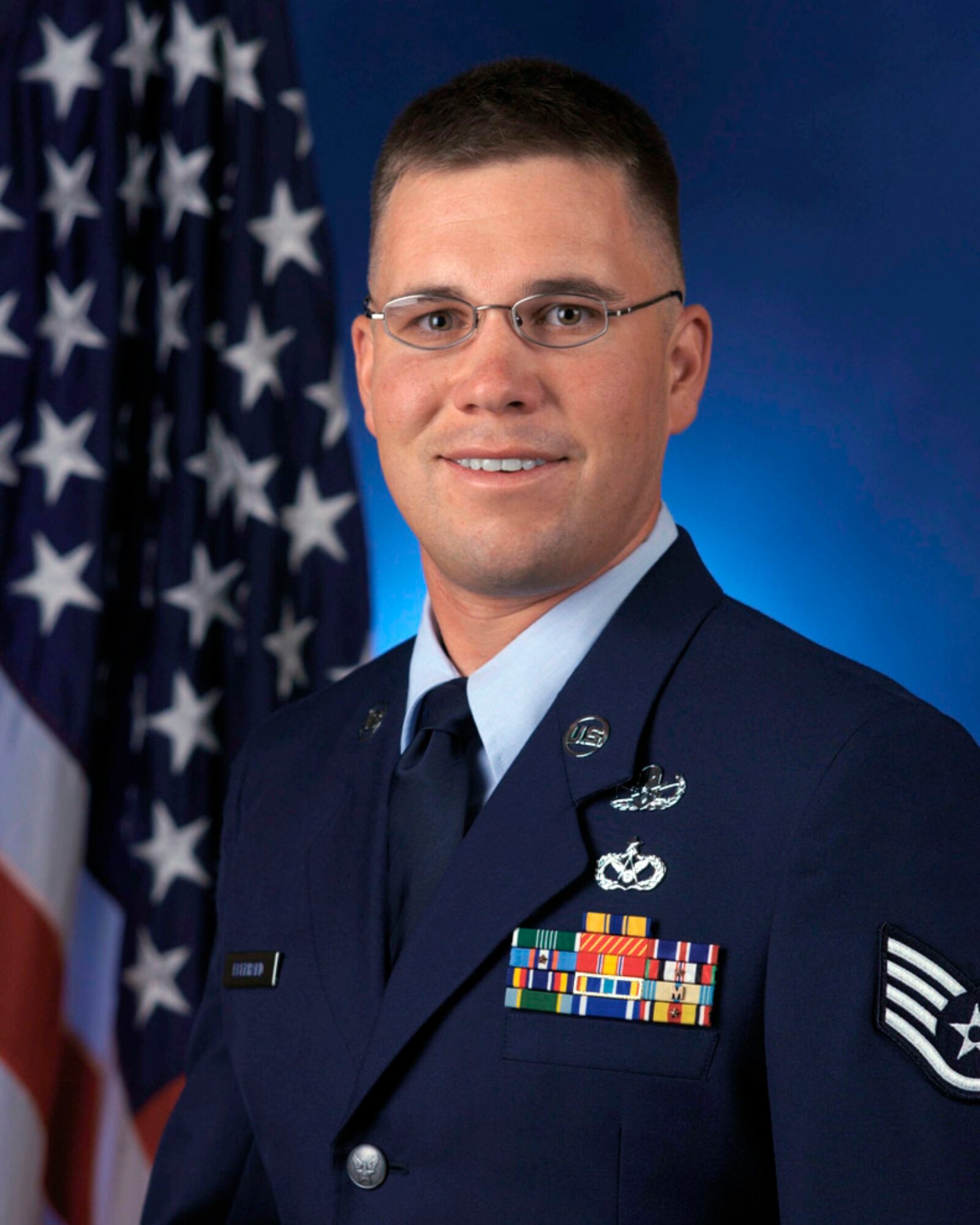 Staff Sgt. Eric Eberhard of Hill Air Force Base, Utah, is one of the 12 Outstanding Airmen for 2008. (U.S. Air Force photo)