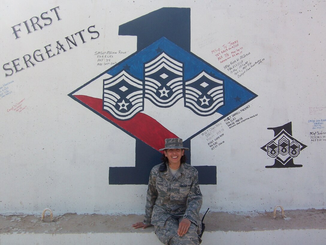 932nd Airlift Wing's new command chief, Senior Master Sgt. Sandra Santos wrote an editorial from her deployment in the desert of Iraq.