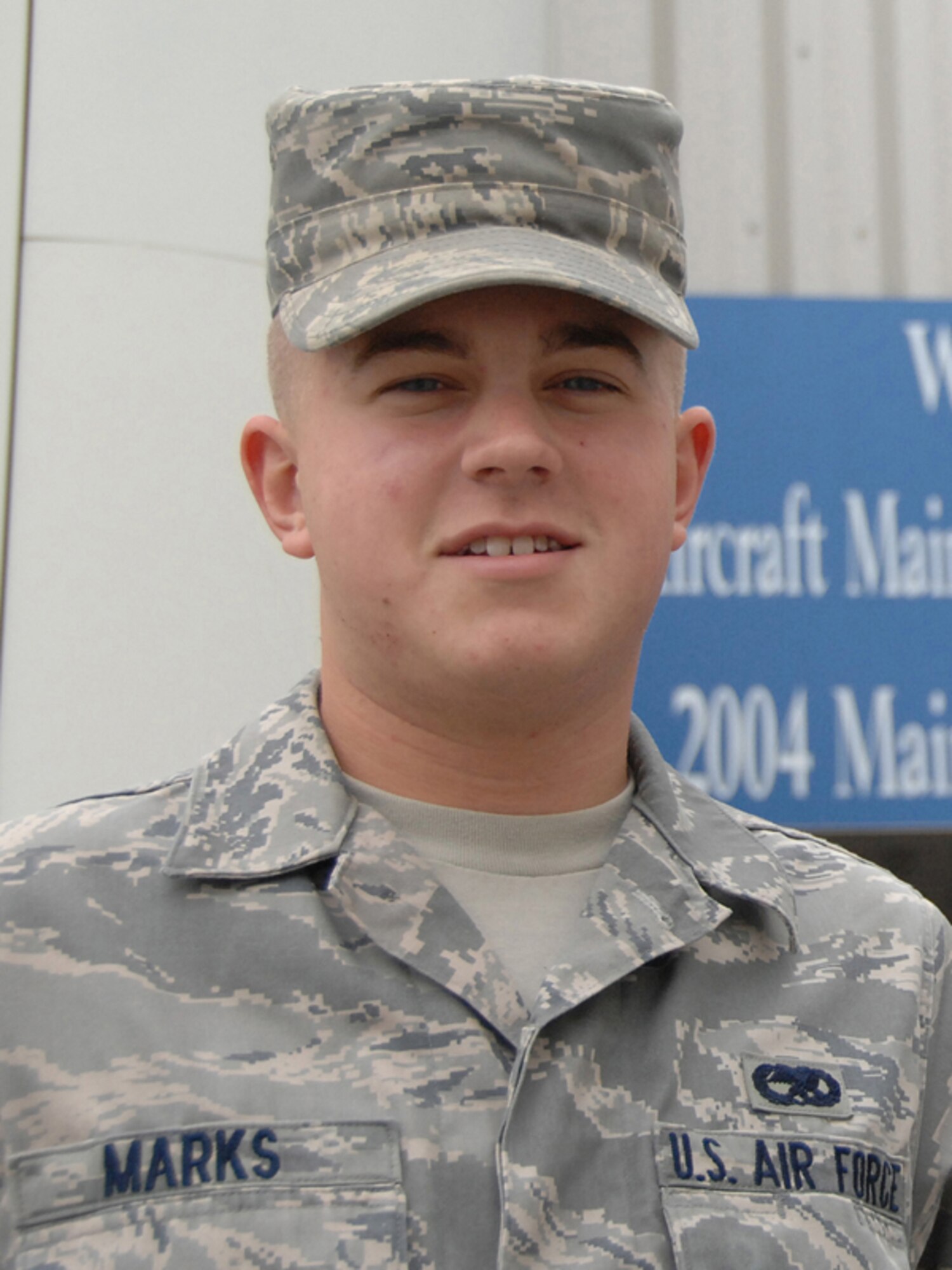 Airman Adam Marks, 354th Aircraft Maintenance Squadron armament systems apprentice, enjoys snowboarding at Fort Wainwright's Birch Hill to keep busy during the winter months.