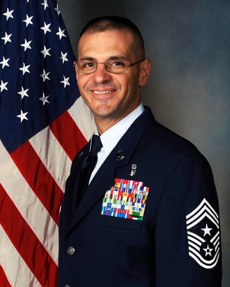 Chief Master Sgt. David Nordel, 92nd Air Refueling Wing command chief