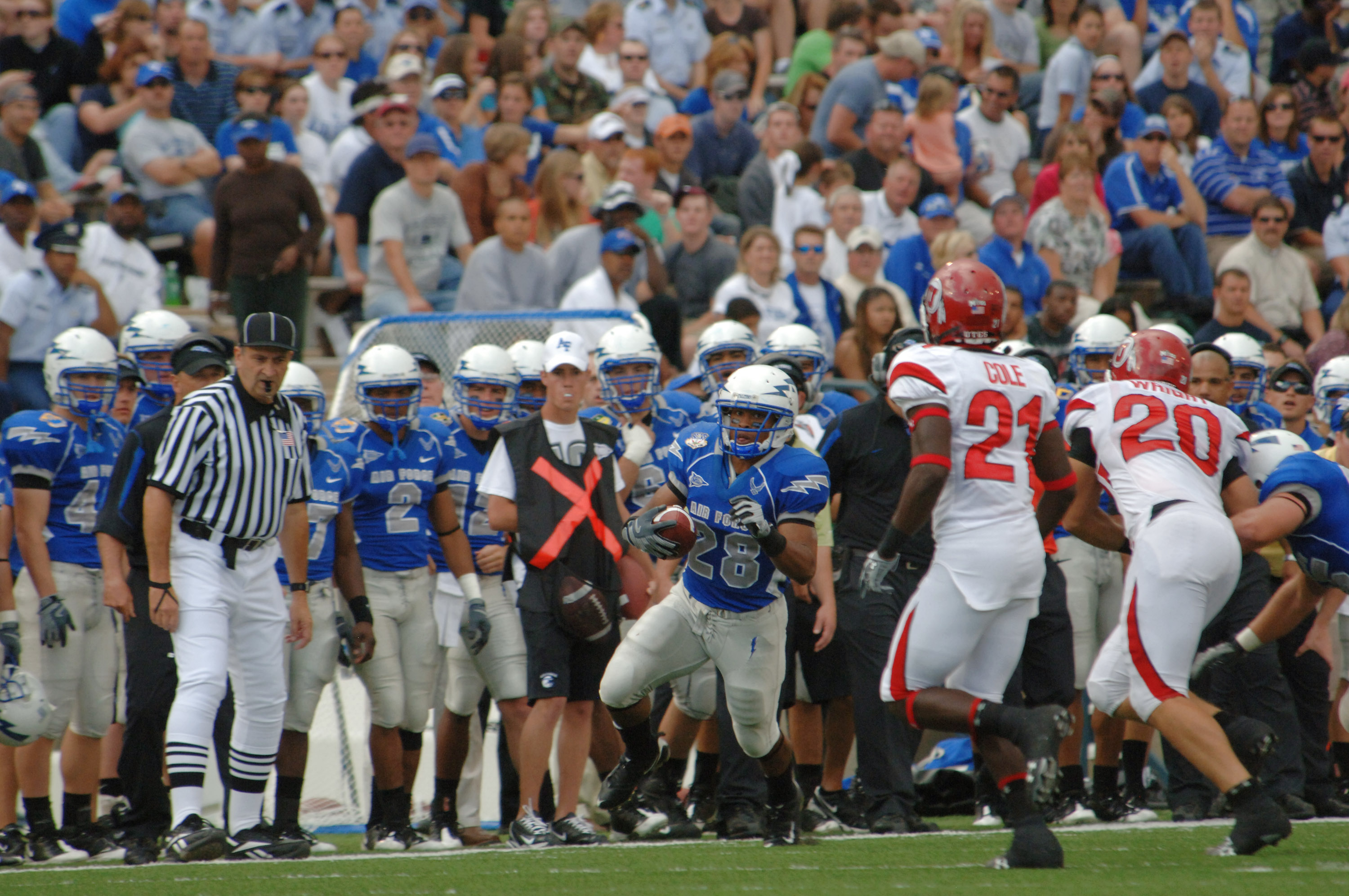 Football Utah Downs Air Force 30 23