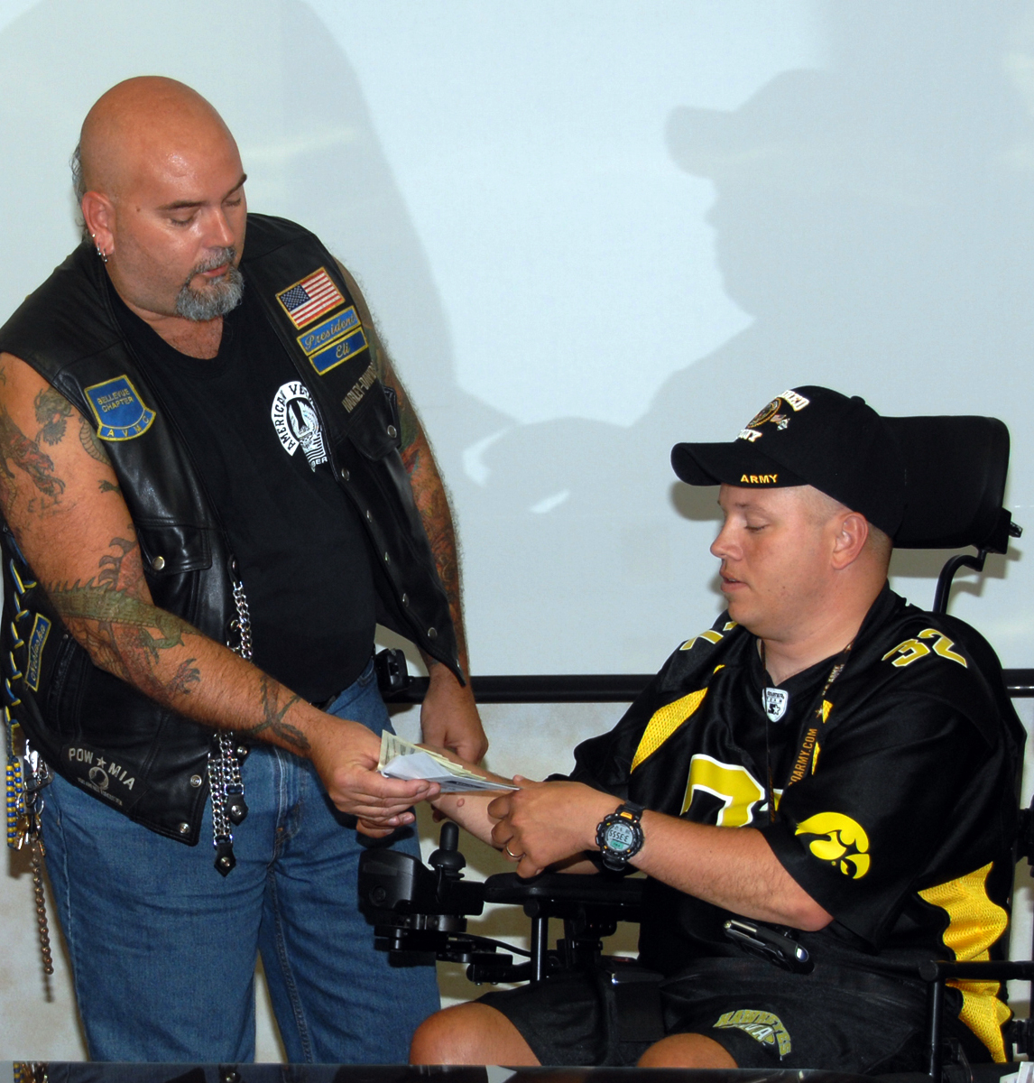 Local chapter of veteran's motorcycle club goes all in to help military ...