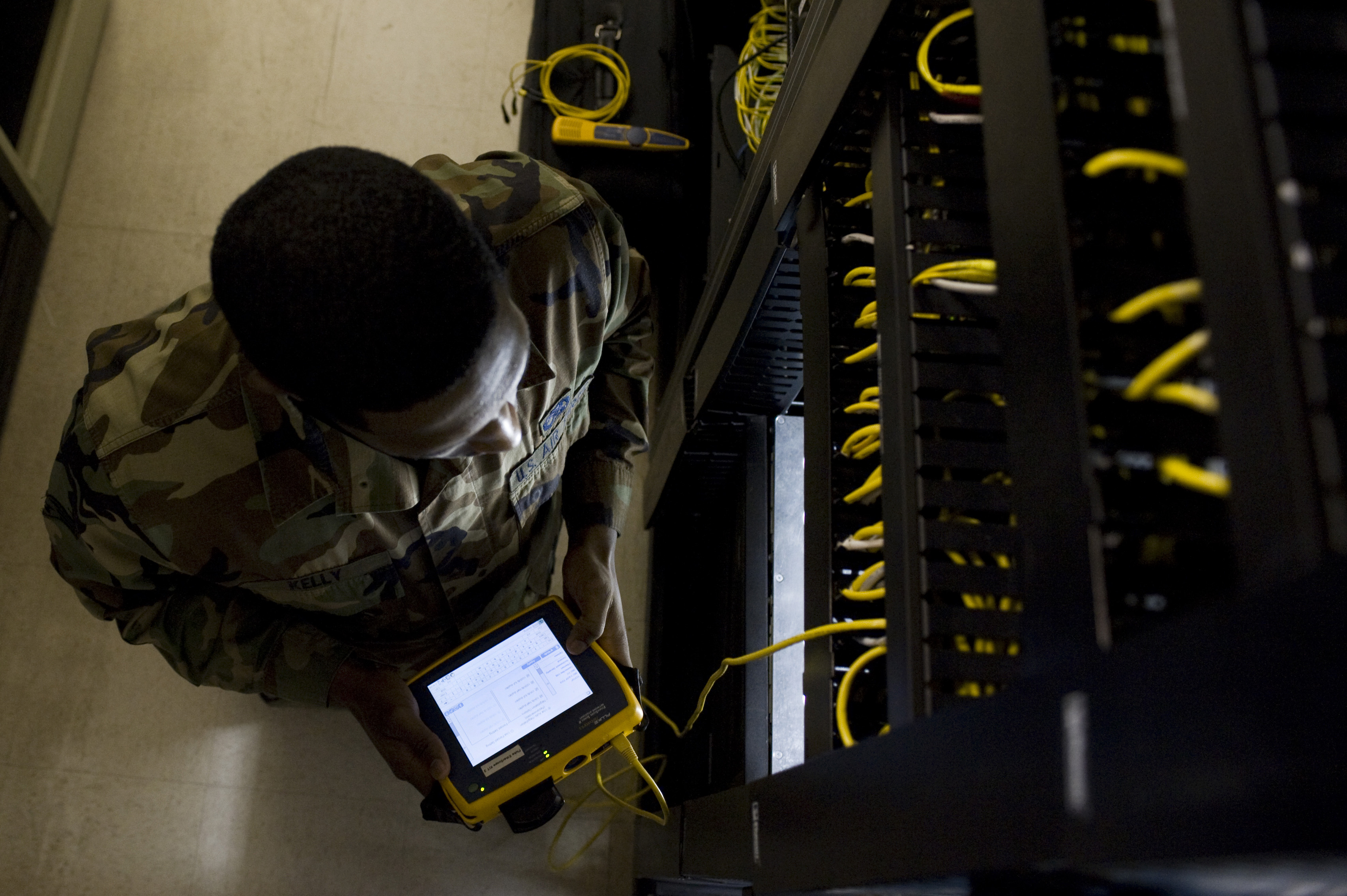 Network check > Eielson Air Force Base > Display