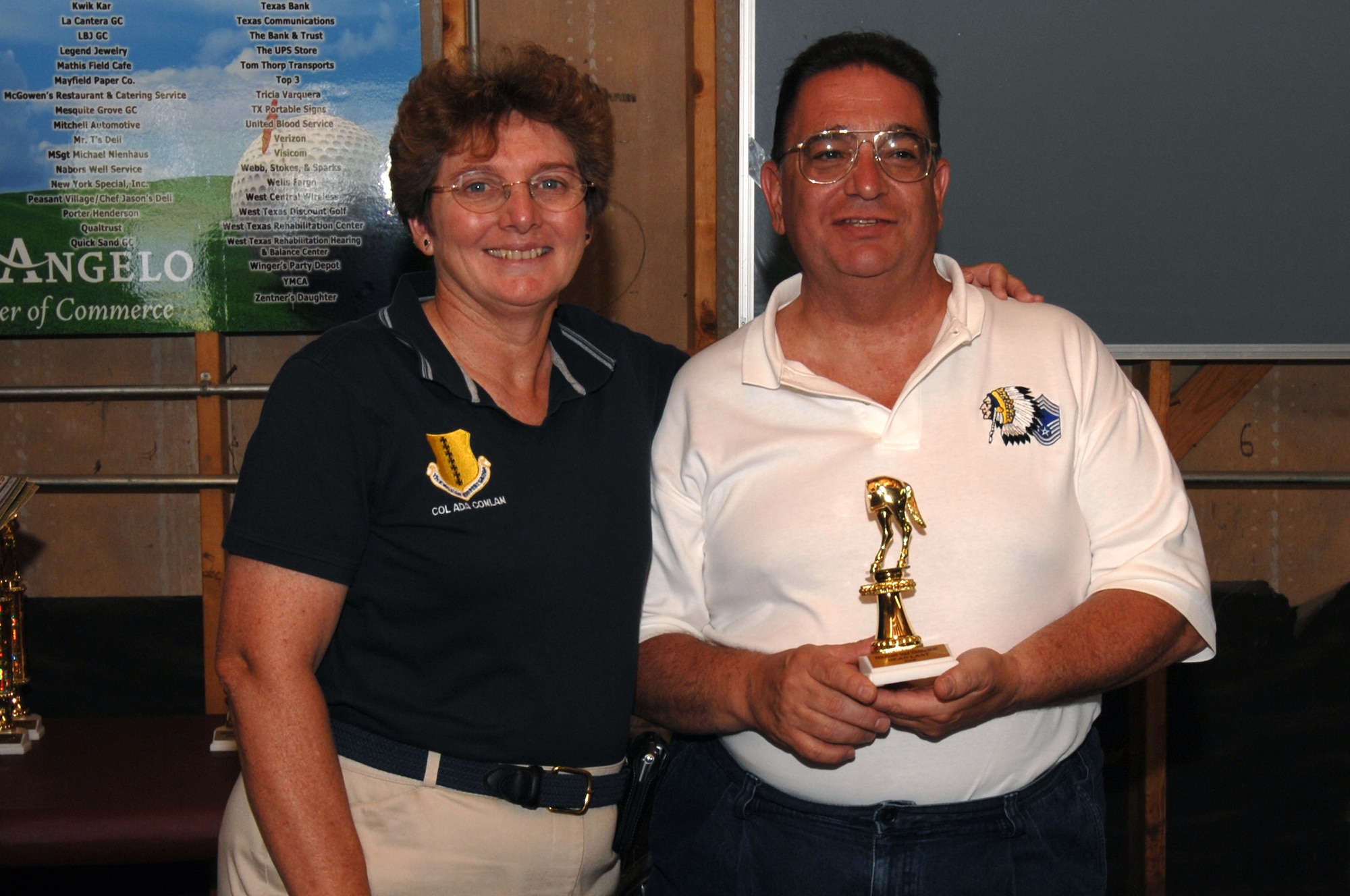 Goodfellow AFB and San Angelo Tx Friendship Golf Tournament  Quicksand Golf Course 19 Sept 2008
