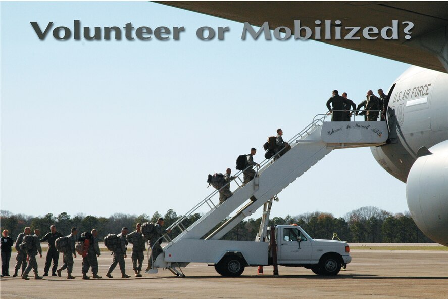 Members of the 908th Airlift Wing board a KC-10 aircraft from McGuire AFB, N.J., Feb. 6, 2008, as the Air Force Reservists head for Southwest Asia to provide support for Operation Iraqi Freedom. The Montgomery, Ala.-based 908th AW is the first C-130 unit in Air Force Reserve Command to deploy under a new rotation system filled by volunteers.  (U.S. Air Force photo/Mr. Jeff Melvin)