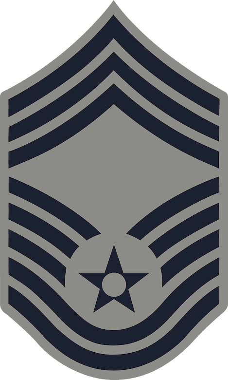 Chief Master Sgt., E-9, (ABU color), U.S. Air Force graphic