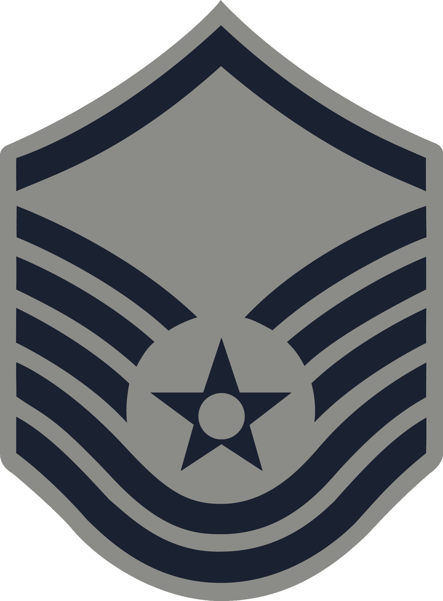 Master Sgt., E-7, (ABU color), U.S. Air Force graphic