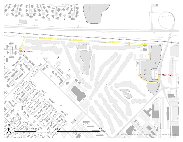 Authorized route to housing maintenance > Cannon Air Force Base