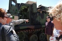 Members of Employer Support of Guard and Reserve from Michigan visited the 433rd Airlift Wing at Lackland AFB. The ESGR group also visited other San Antonio area military installations to see several Guard and Reserve units in action.