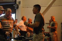 Members of Employer Support of Guard and Reserve from Michigan visited the 433rd Airlift Wing at Lackland AFB. The ESGR group also visited other San Antonio area military installations to see several Guard and Reserve units in action.
