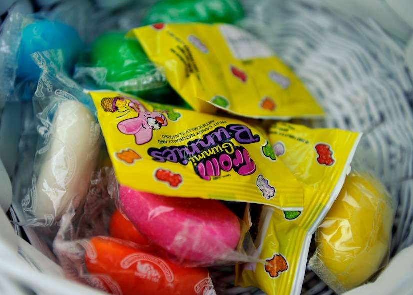 MOODY AIR FORCE BASE, Ga. -- A free Easter egg hunt was held for toddlers through 12-year-olds here April 4. The event took place at the old FamCamp located north of Quiet Pines Golf Course and featured a visit from the Easter Bunny. (U.S. Air Force photo by Senior Airman Brittany Barker)