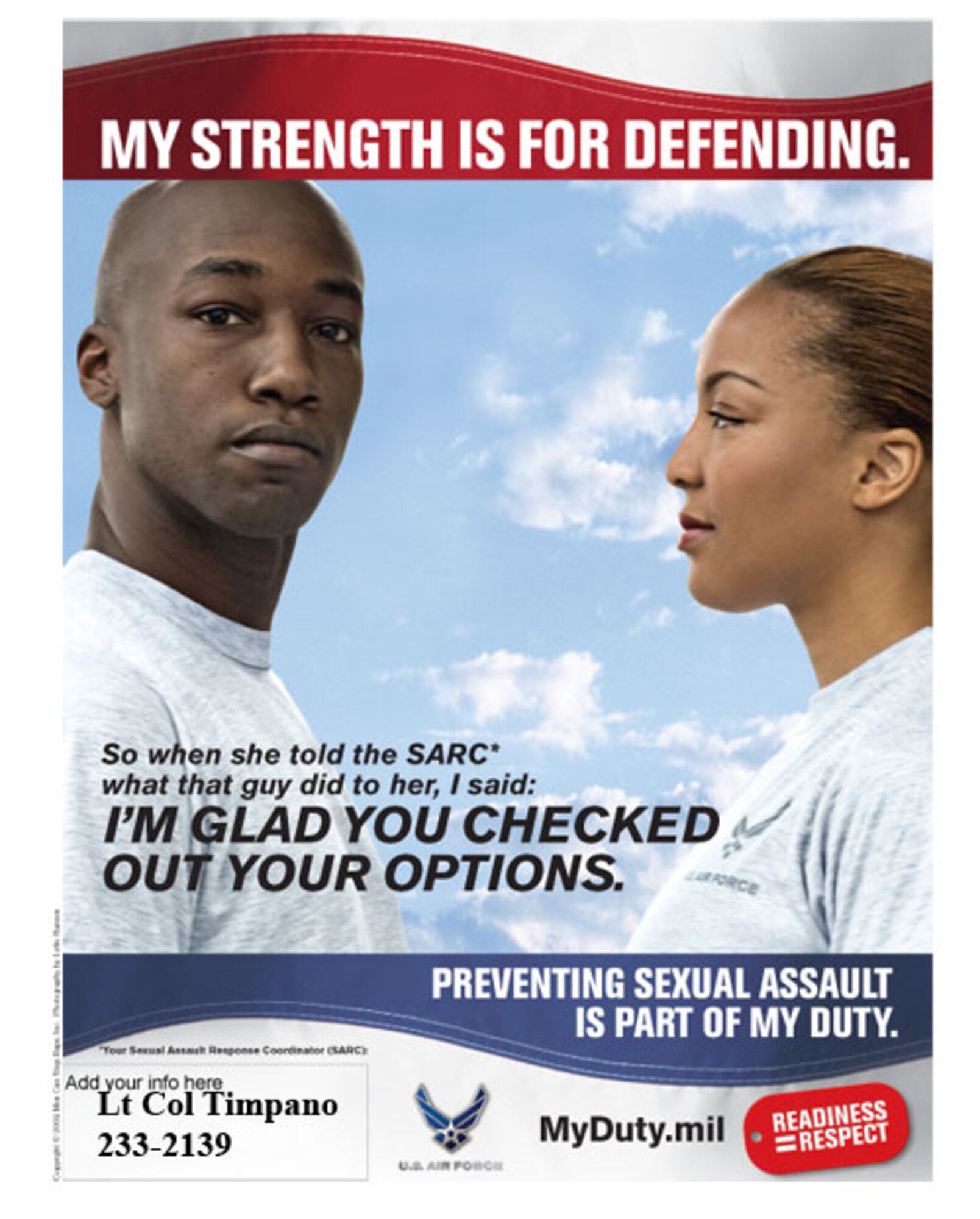 My Strength is for Defending