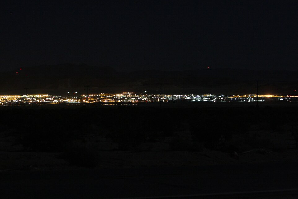 The Combat Center has adopted a night-sky initiative to reduce energy usage aboard the base and cut down on light pollution, which means more stars can be seen by the surrounding community.