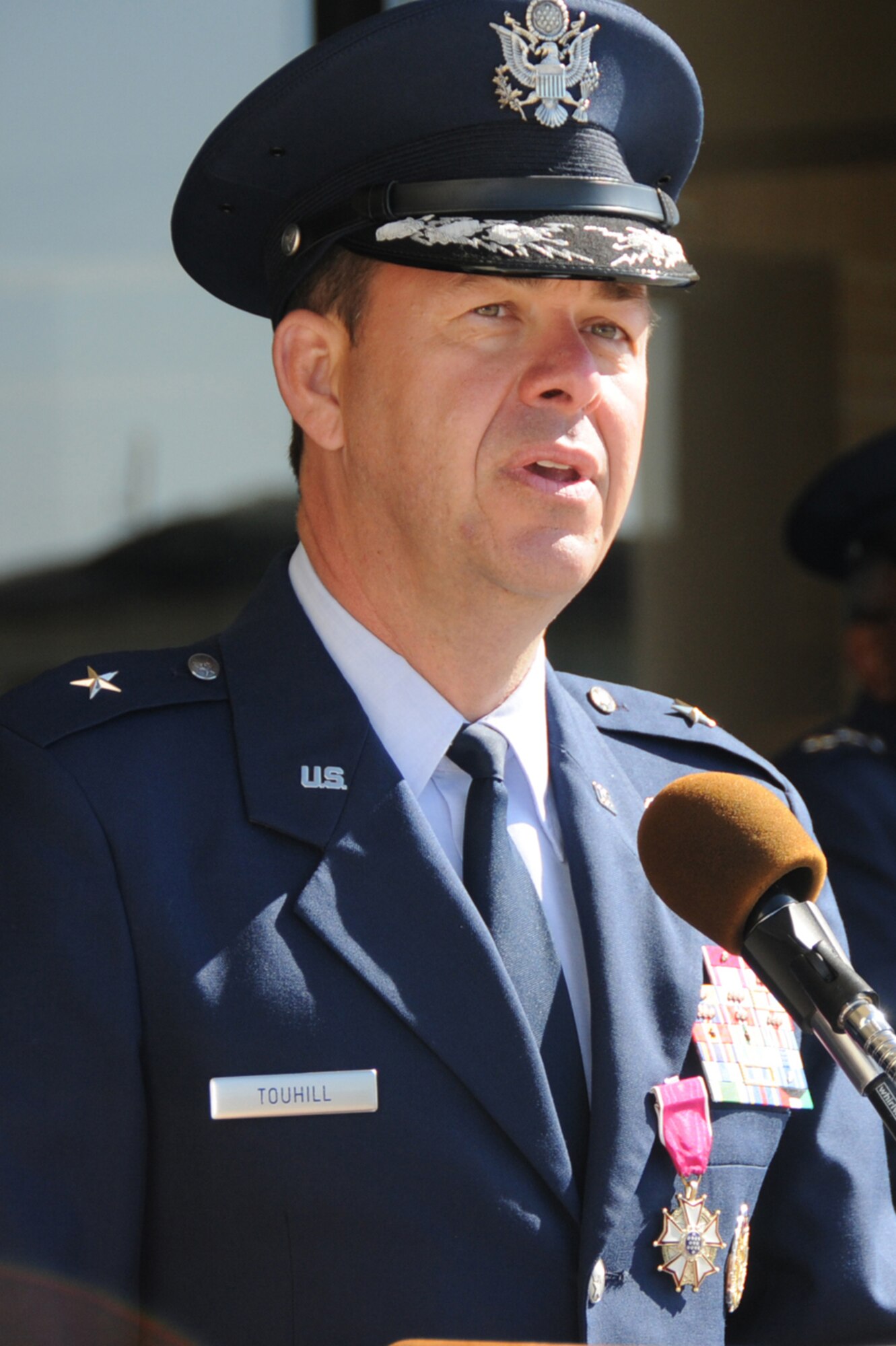 General Touhill’s command was his third Keesler assignment.  He pinned on his first star in September.  (U.S. Air Force photo by Kemberly Groue)